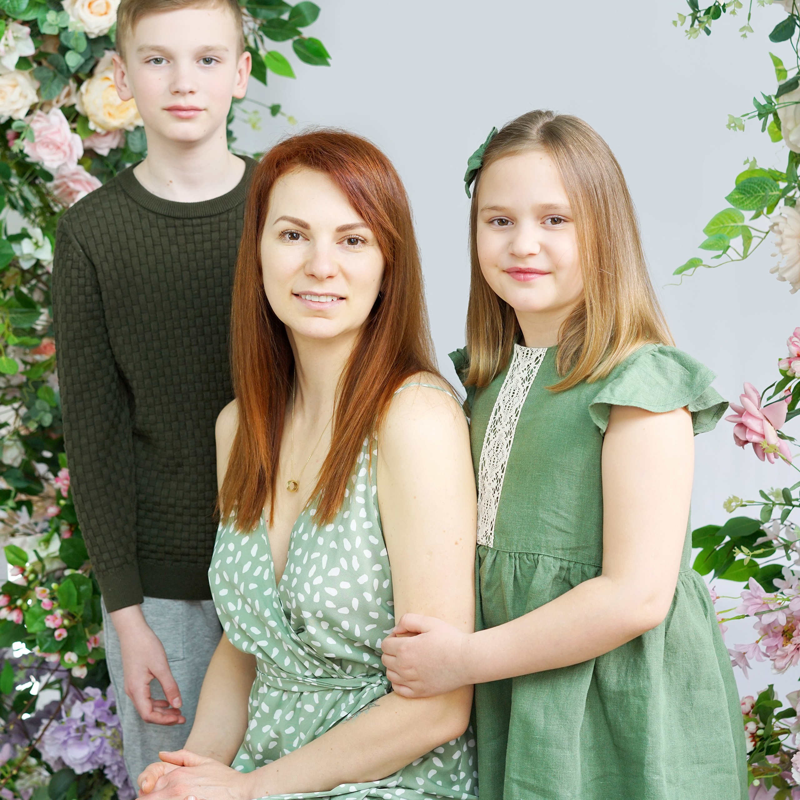 Мария с детьми