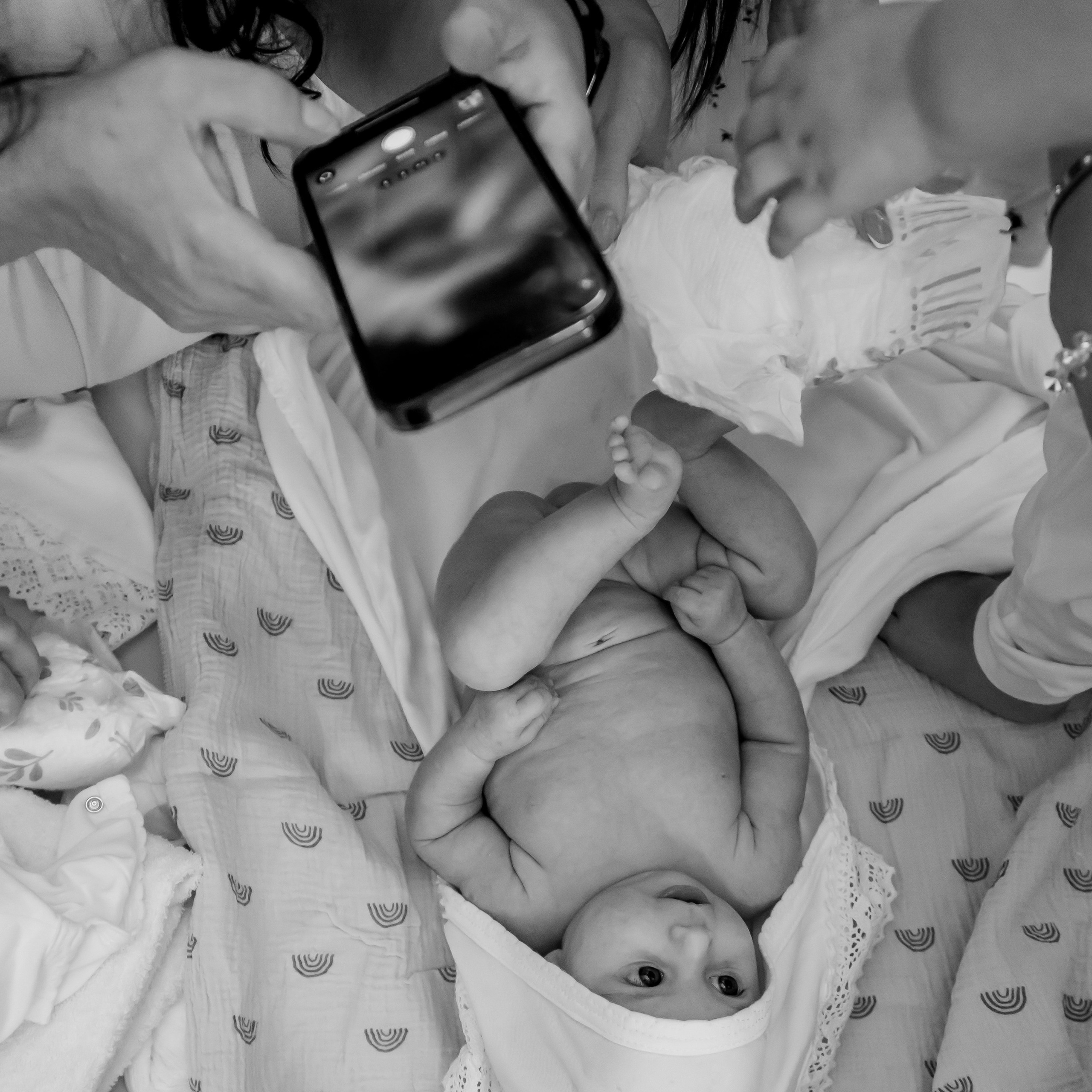 Крещение брата и сестры в храме Апостола Симона Кананита в Лоо.