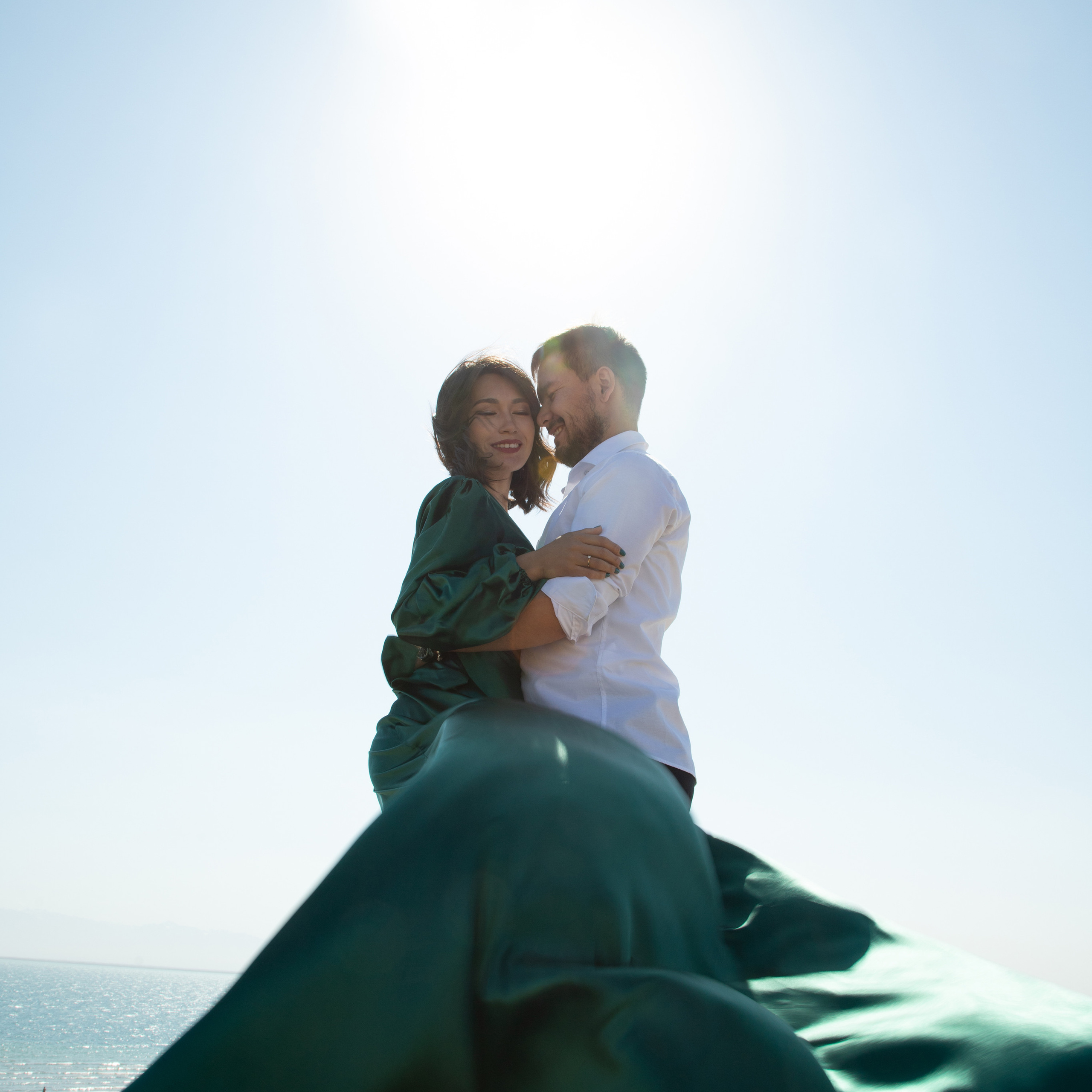 Изумрудное платье