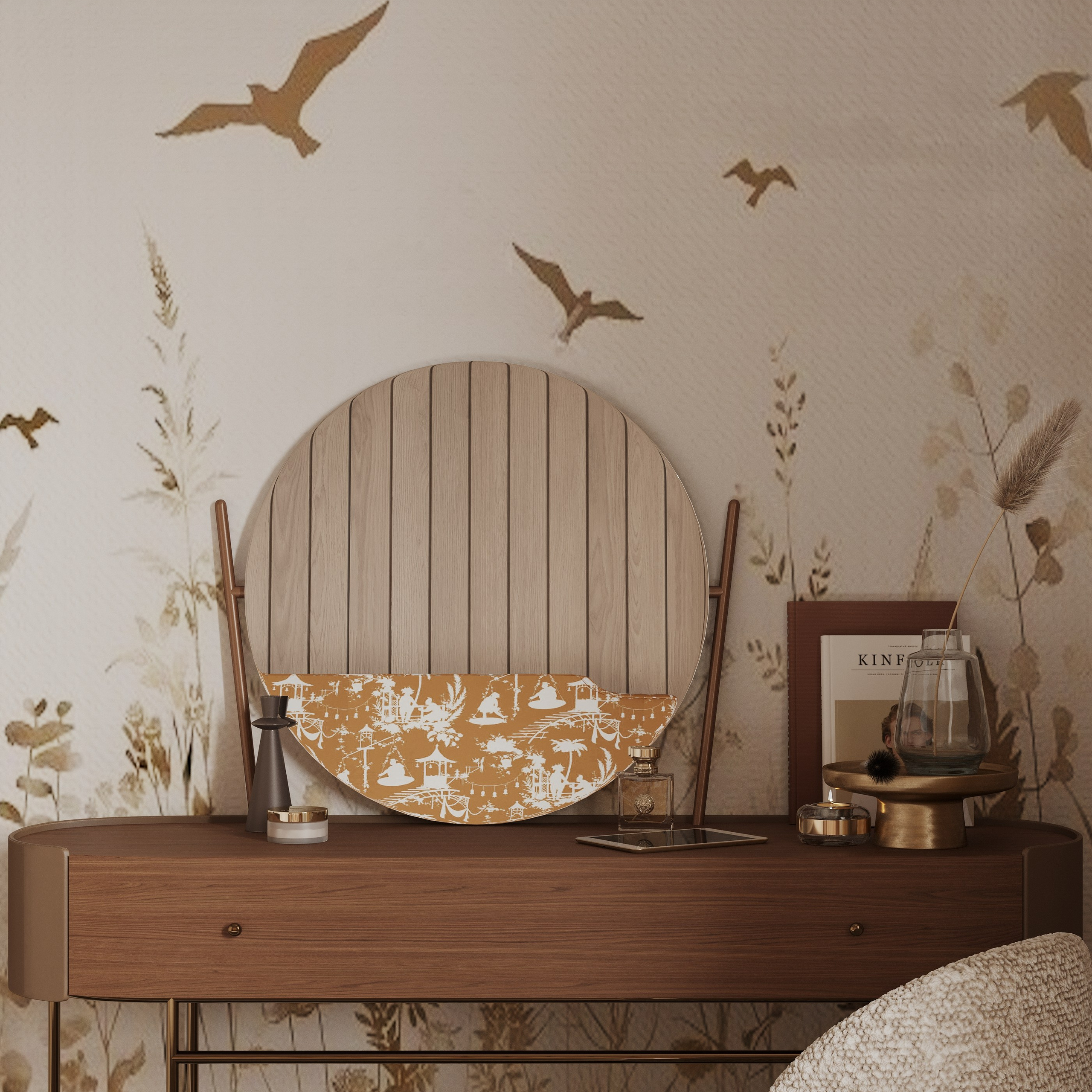 3D Визуализация мастер-спальни для студии Зориной Елены