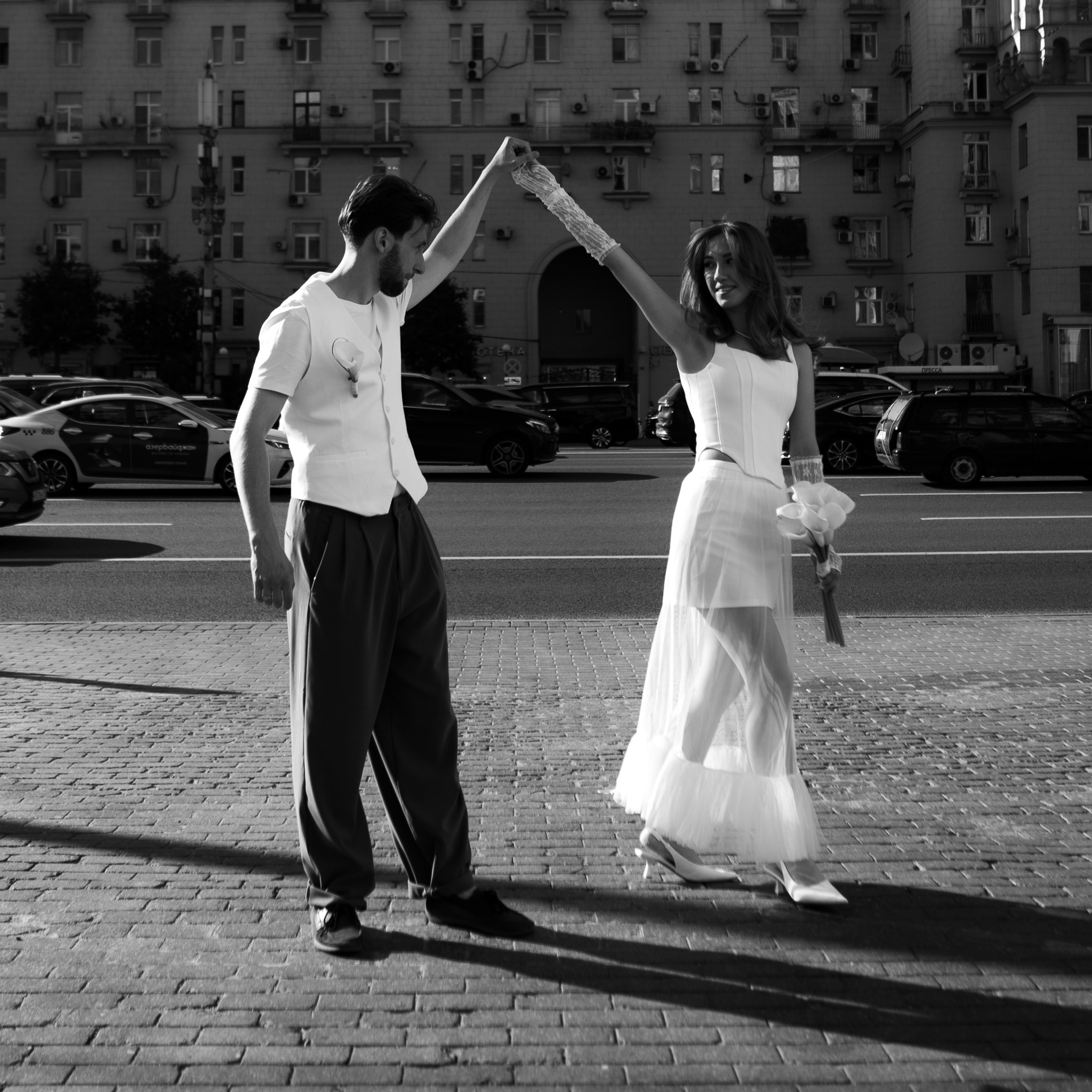 Полина и Иван. Свадебная фотосессия на Кутузовском проспекте