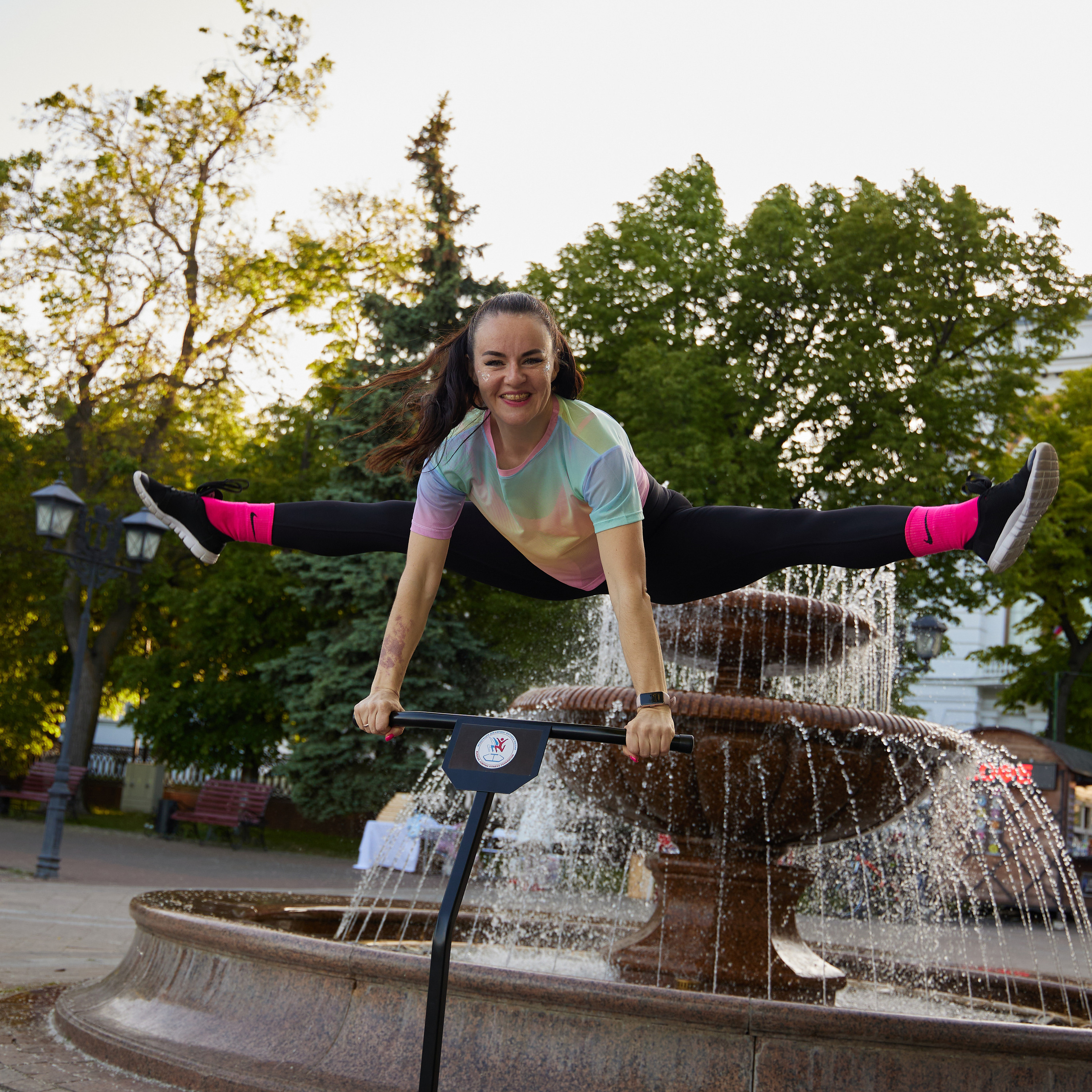 Спортивное занятие-джампинг