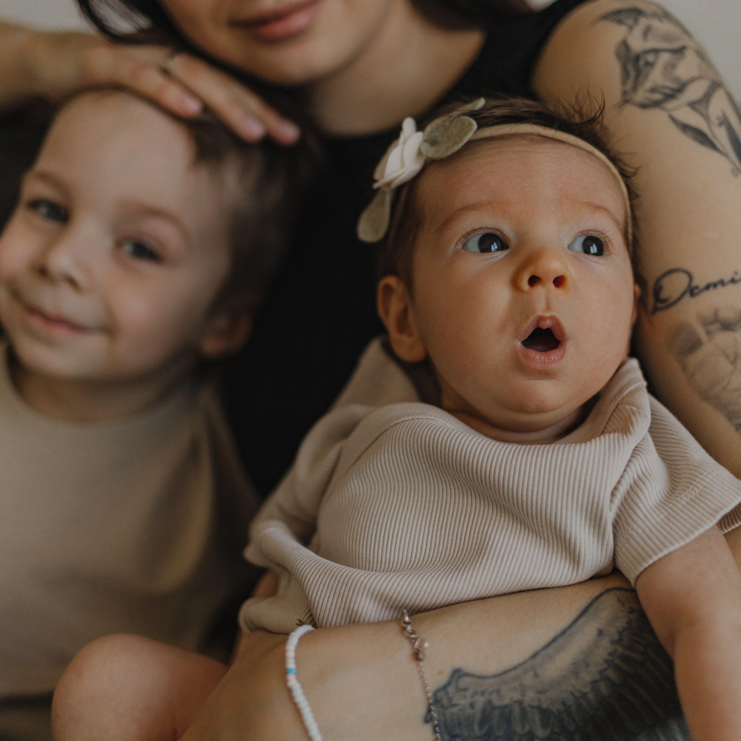 Миша, Полина, Демид и Лиза