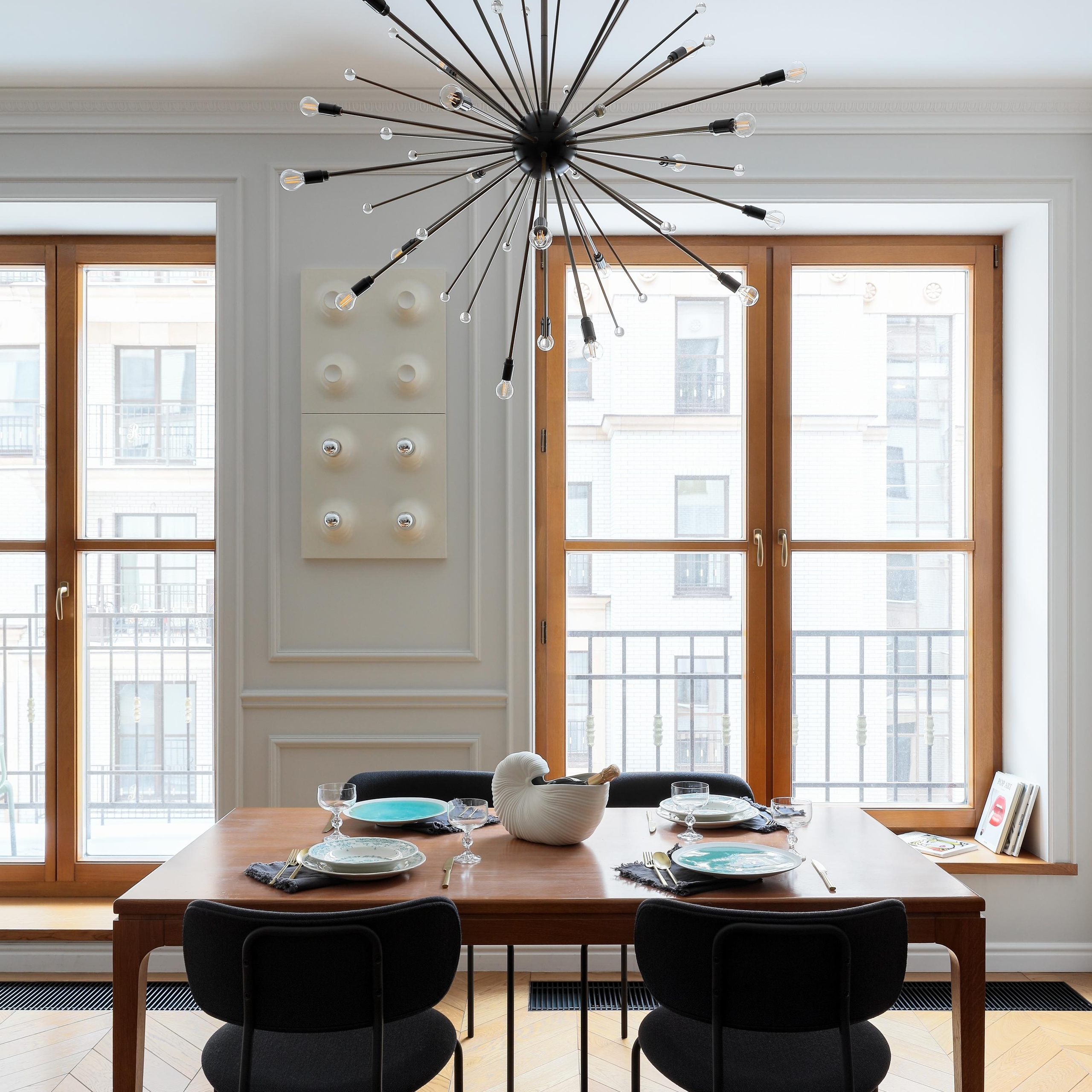 Наставнический пер., 129 м². Публикация в журнале ELLE Decoration. Дизайн интерьера домов и квартир в Москве