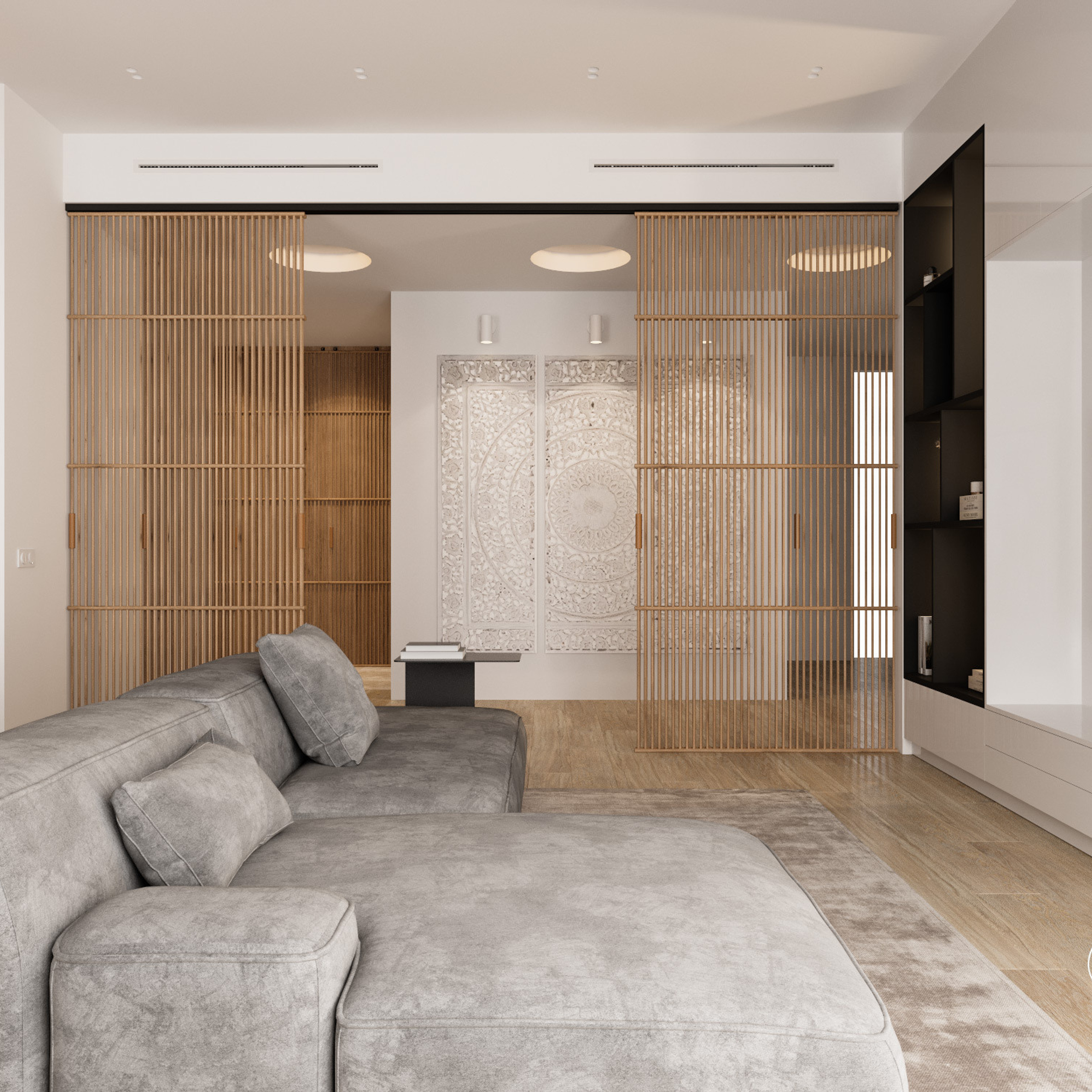 Квартира в Сколково, 130 м². Дизайн интерьера домов и квартир в Москве