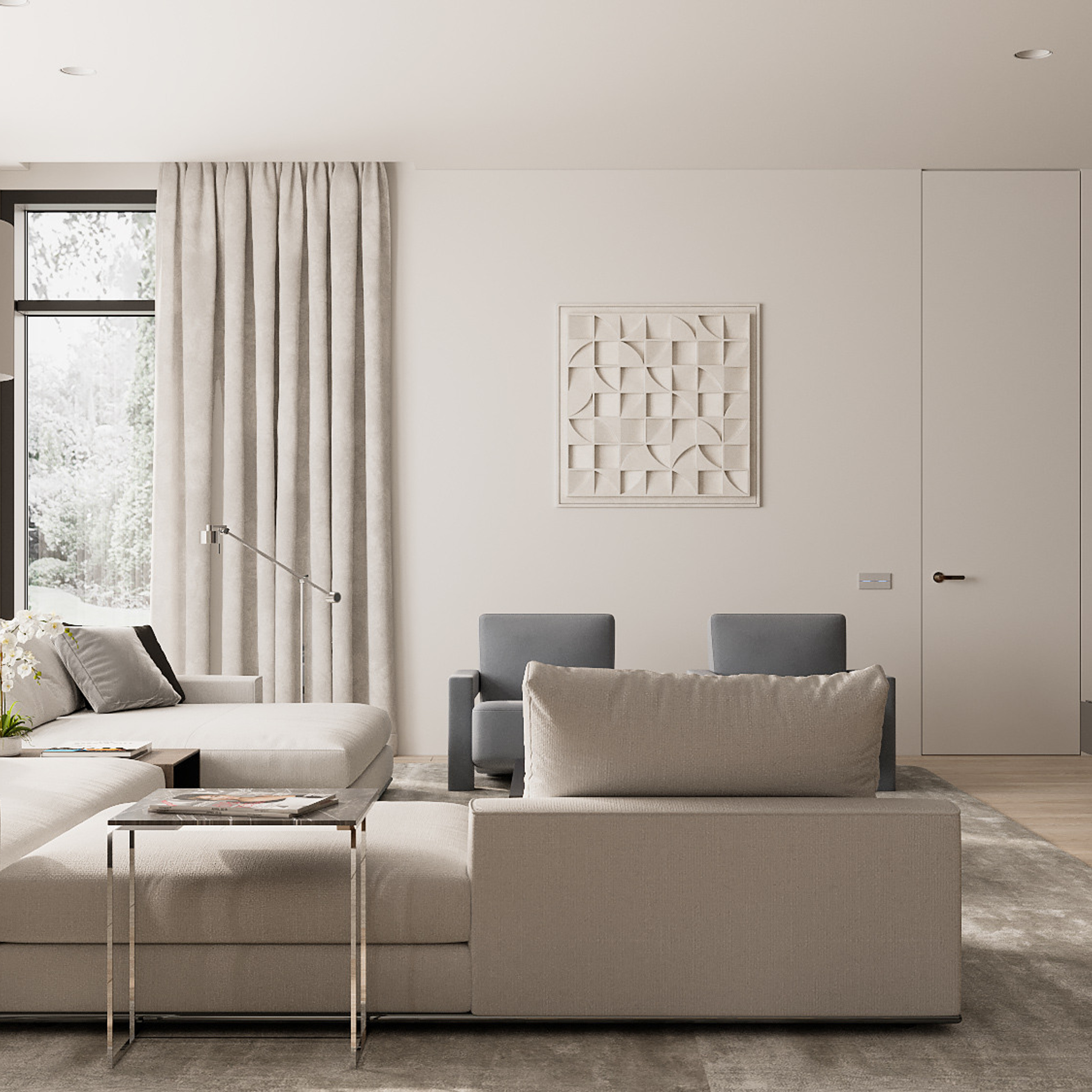 Загородный дом в Подмосковье, 380 м². Дизайн интерьера домов и квартир в Москве