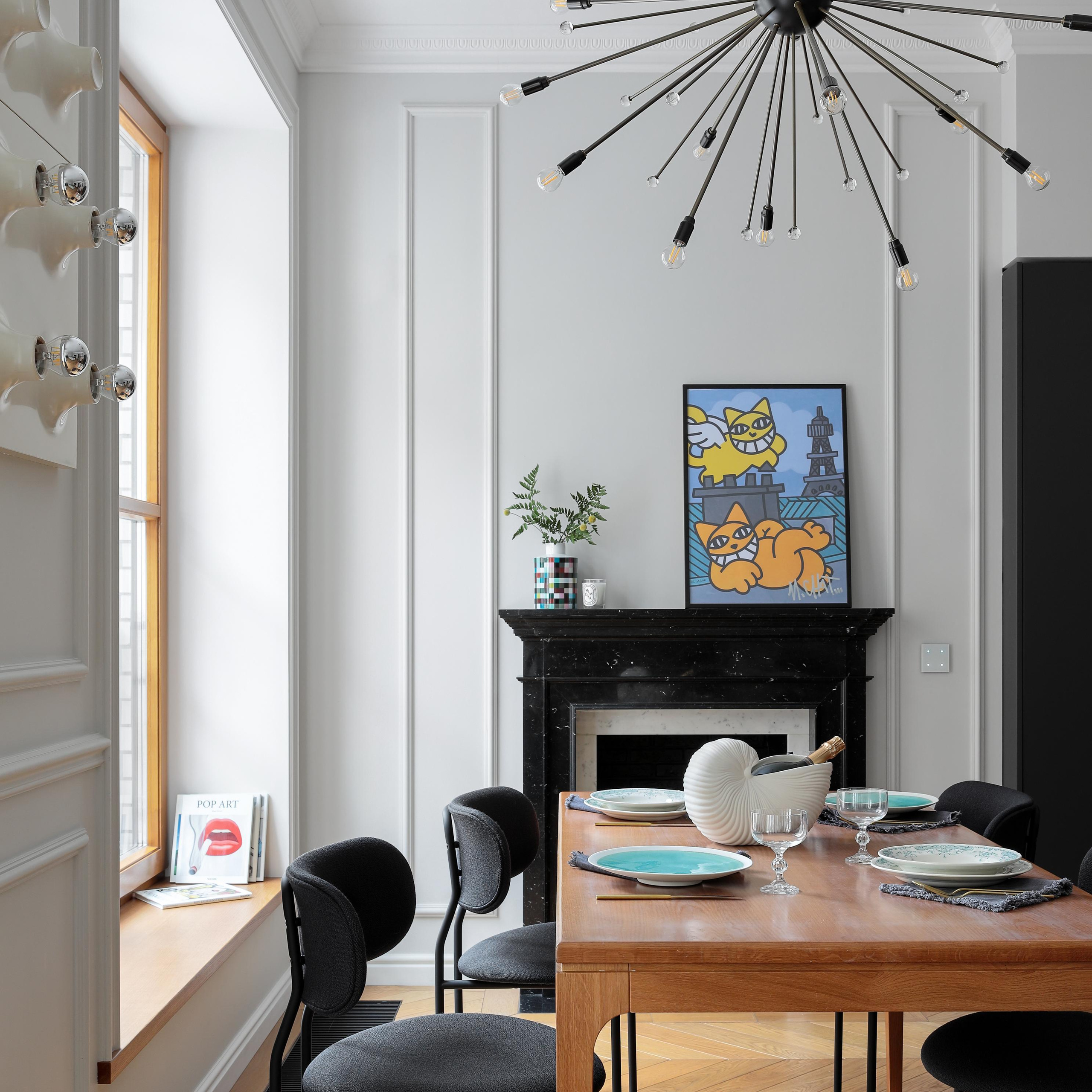 Наставнический пер., 129 м². Публикация в журнале ELLE Decoration. Дизайн интерьера домов и квартир в Москве