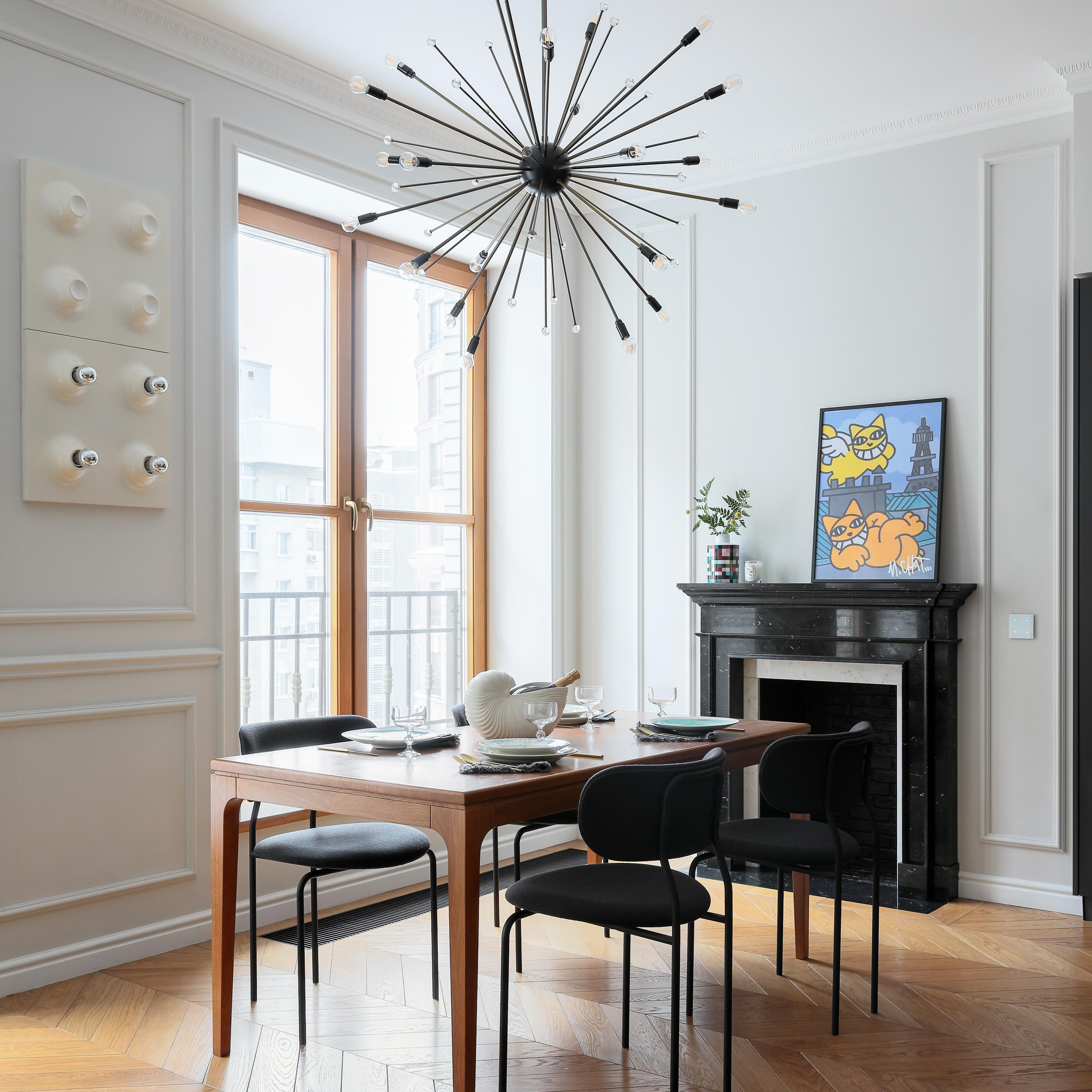 Наставнический пер., 129 м². Публикация в журнале ELLE Decoration. Дизайн интерьера домов и квартир в Москве