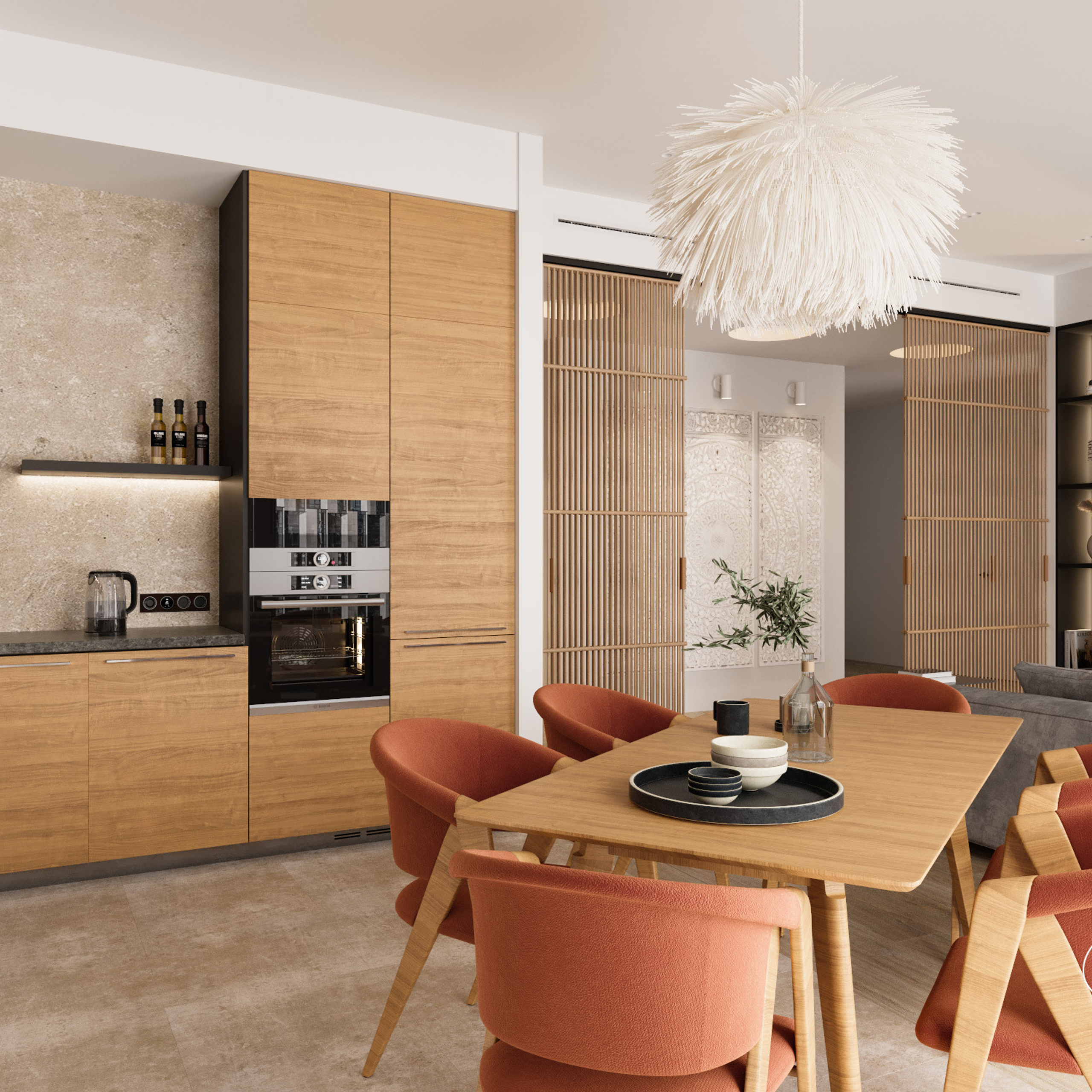 Квартира в Сколково, 130 м². Дизайн интерьера домов и квартир в Москве