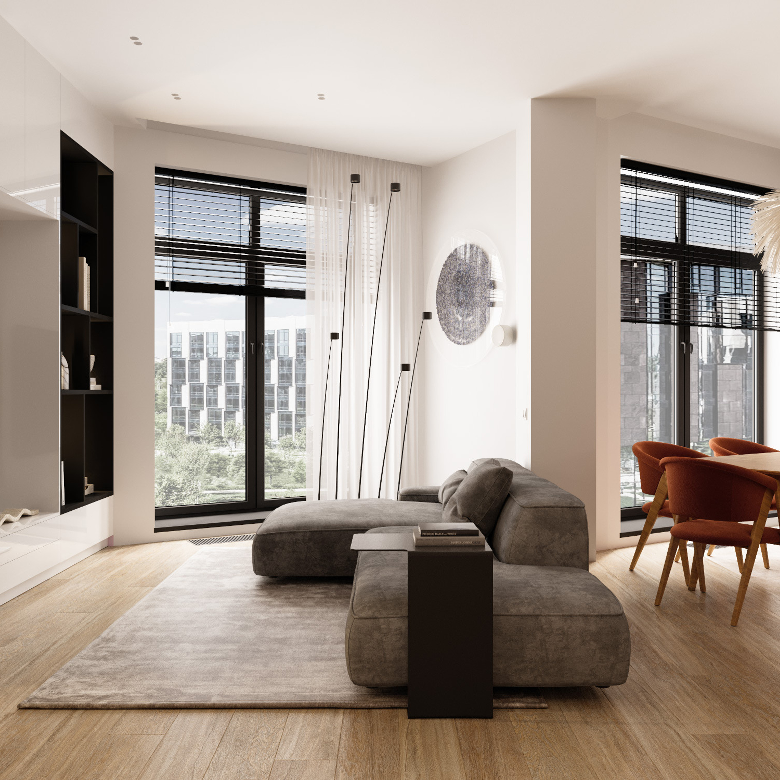 Квартира в Сколково, 130 м². Дизайн интерьера домов и квартир в Москве