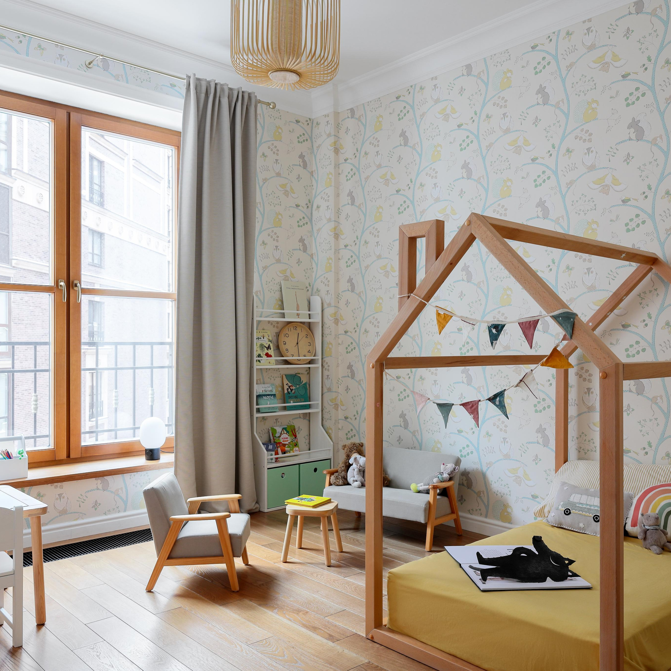 Наставнический пер., 129 м². Публикация в журнале ELLE Decoration. Дизайн интерьера домов и квартир в Москве