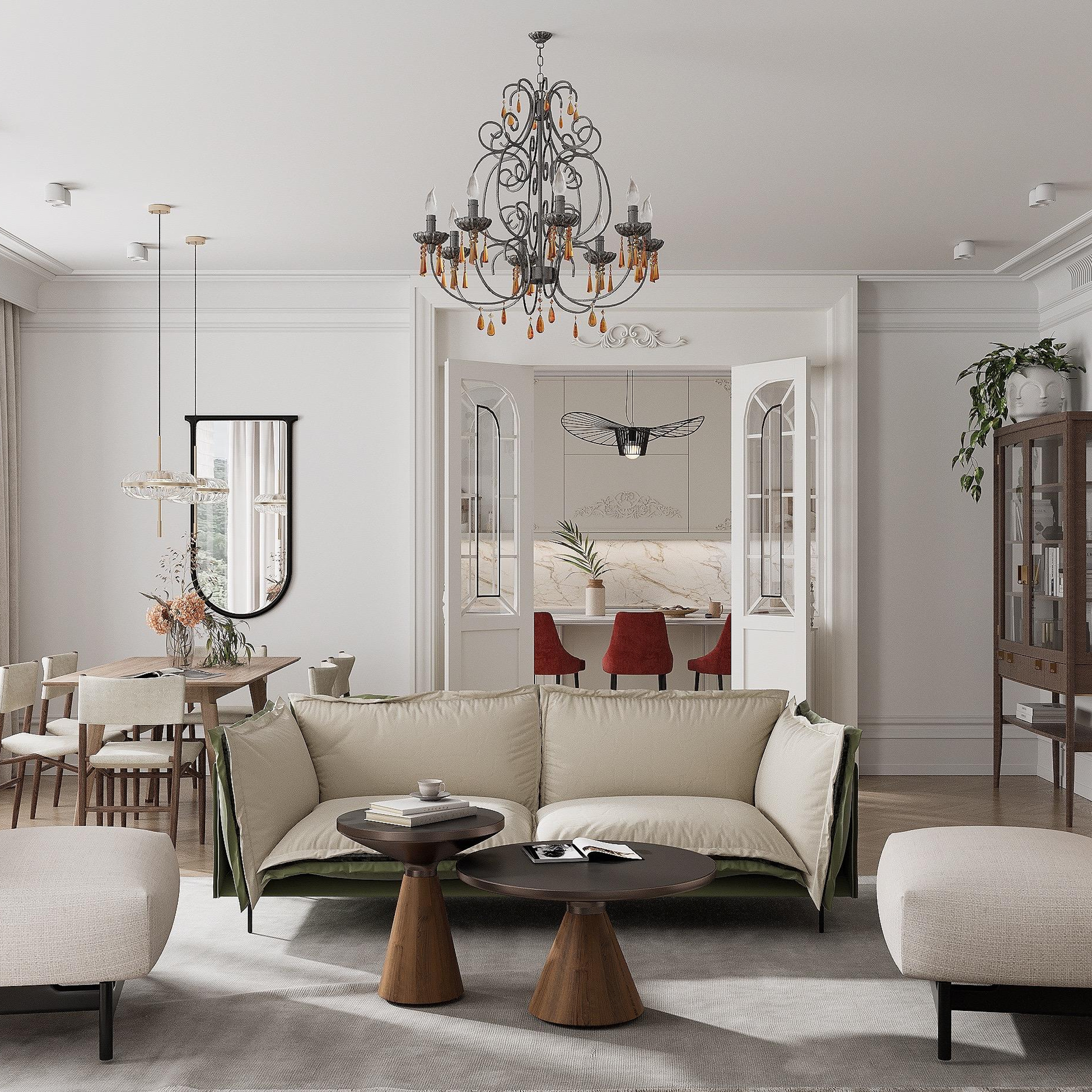 Квартира ЖК «Кверкус», 150 м². Дизайн интерьера домов и квартир в Москве