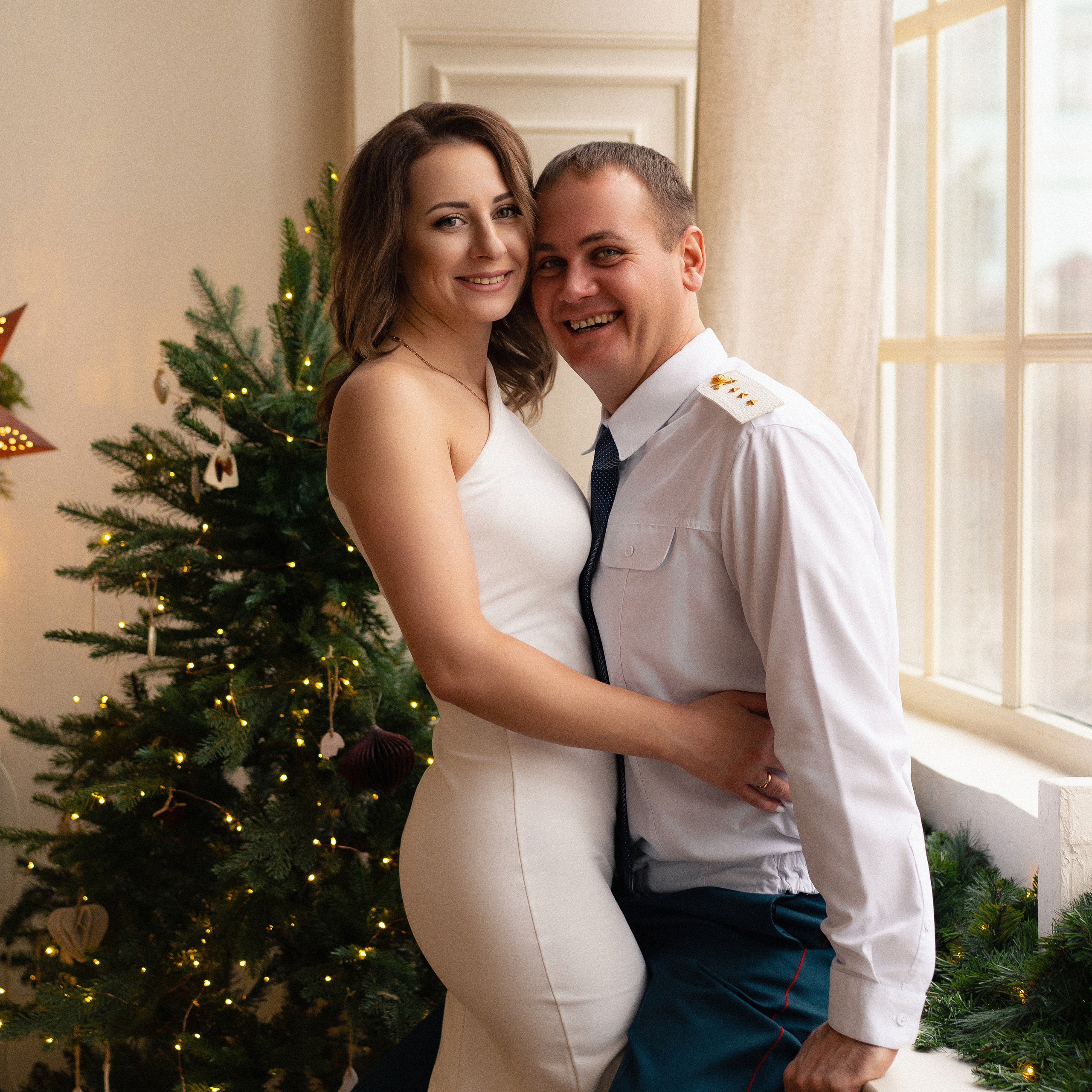 Свадебный фотосет в студии для Маргариты и Романа