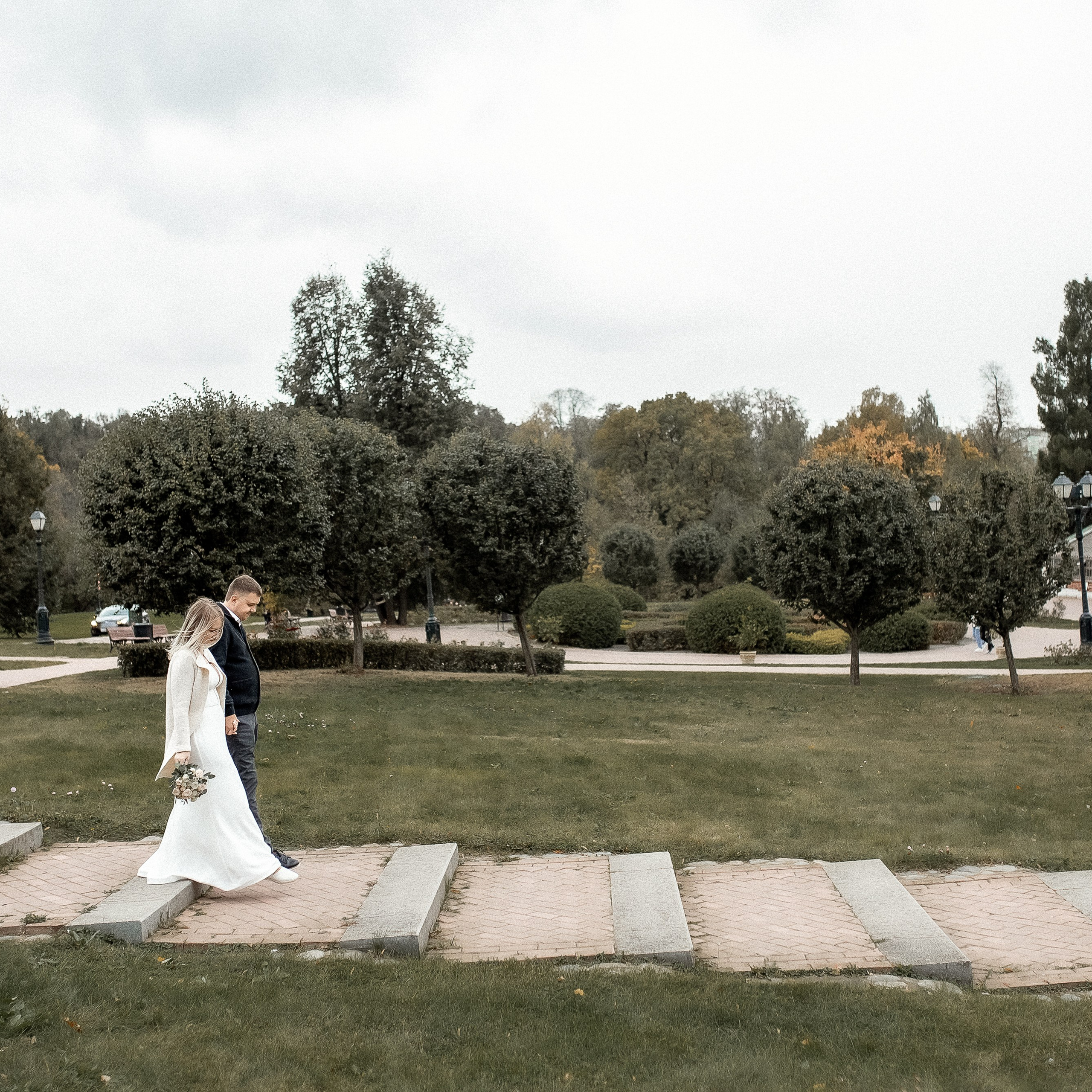 Свадебная прогулка в парке Царицыно.