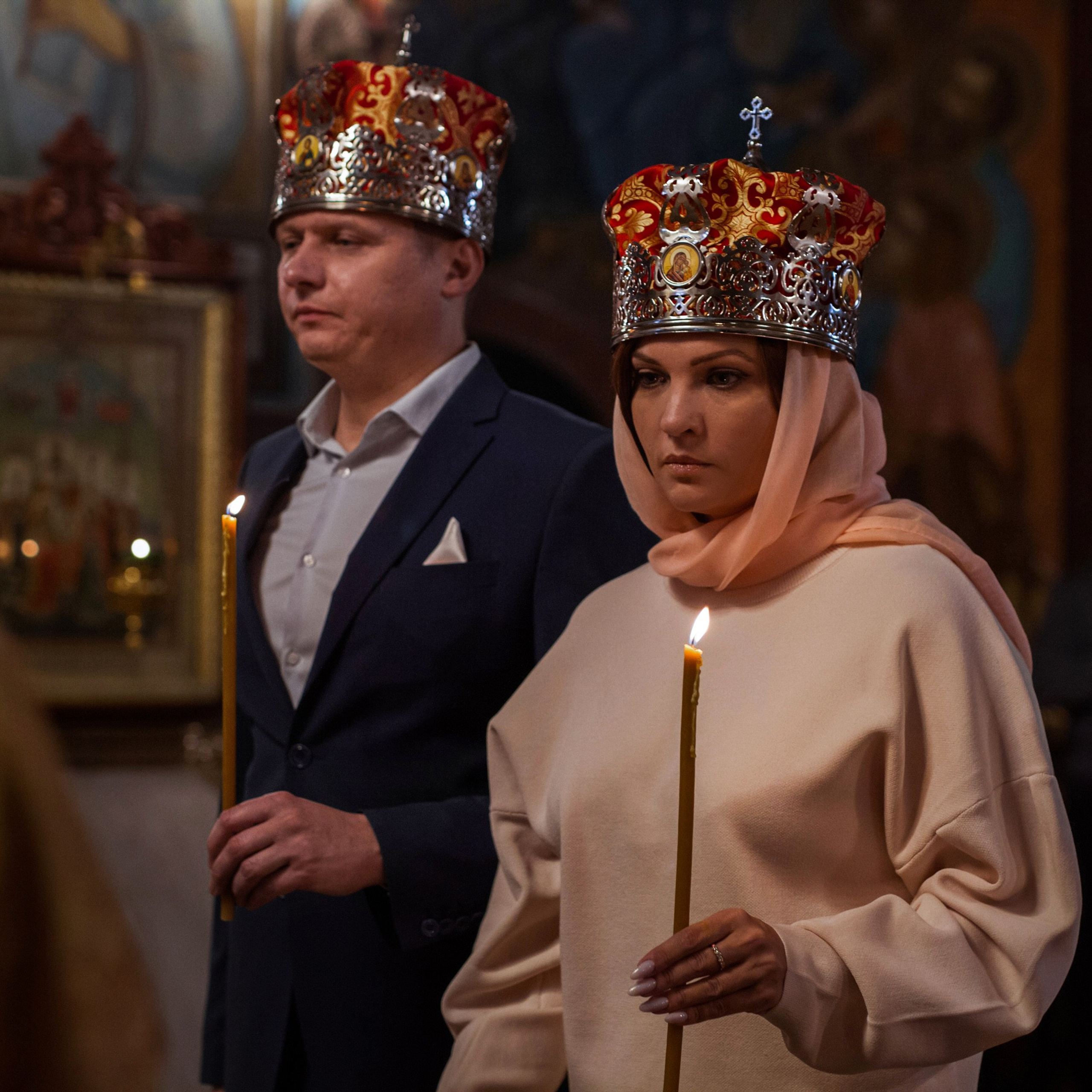 Венчание в&nbsp;храме Петра и&nbsp;Павла в&nbsp;Петергофе