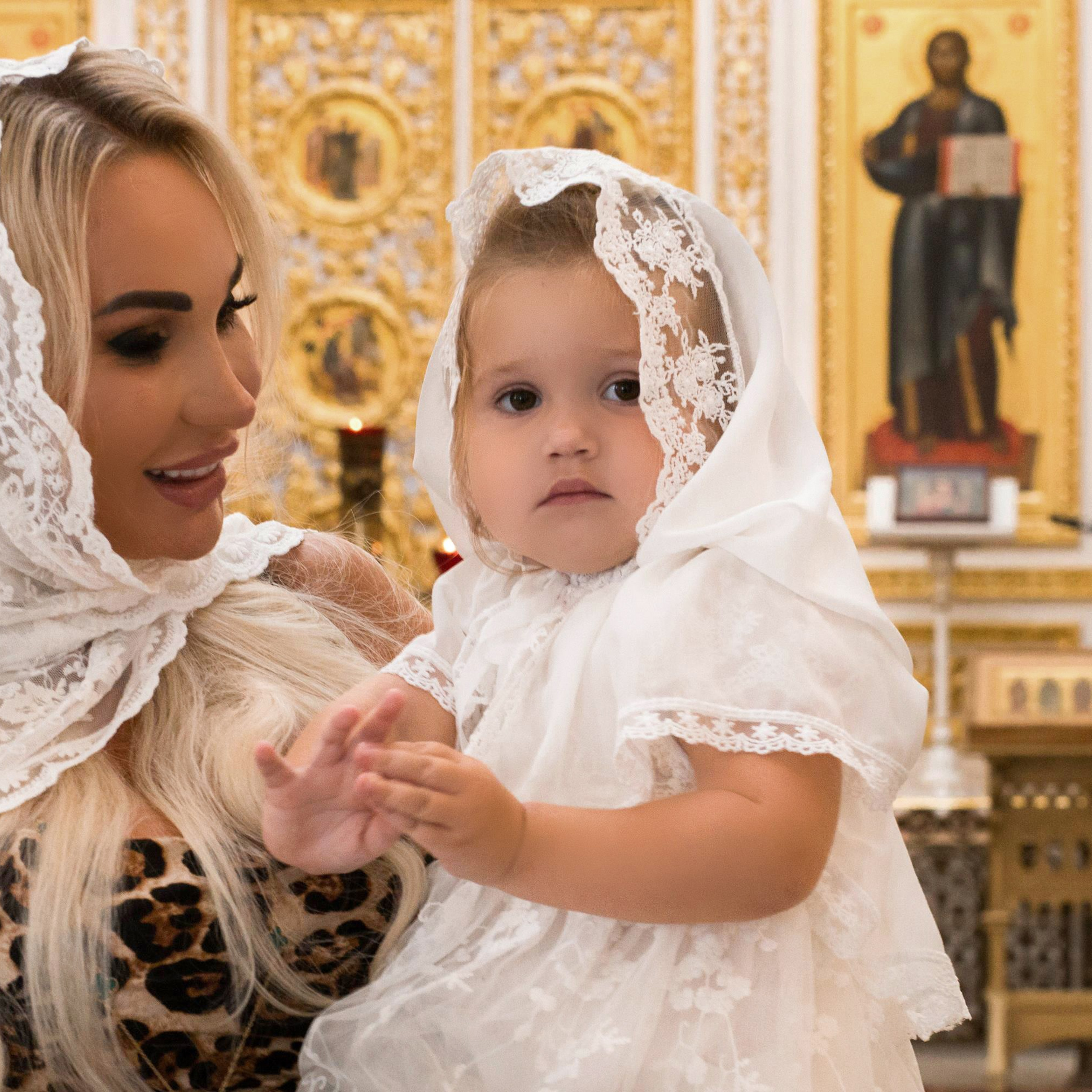 Софийский собор в г. Пушкин, крещение Евы