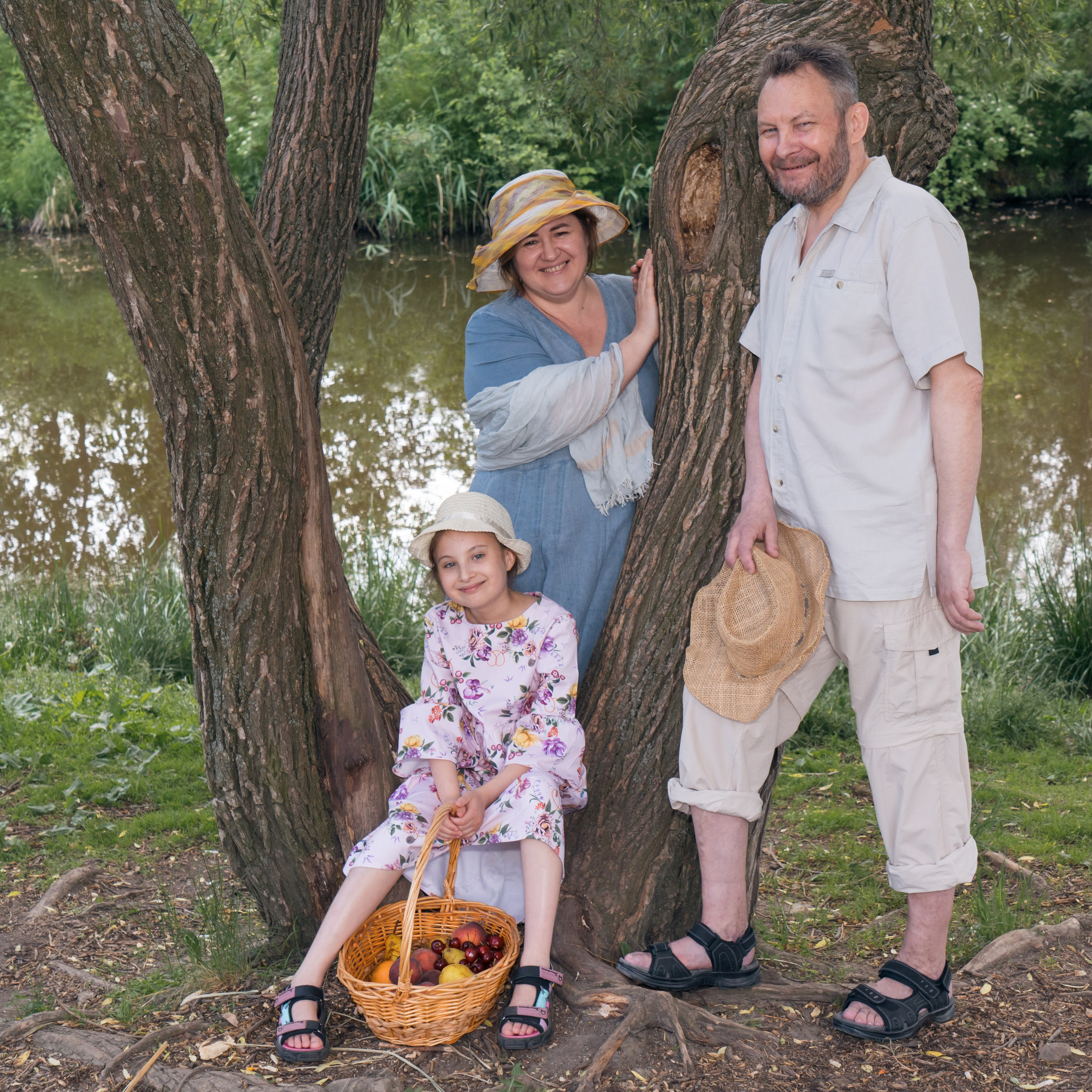 Семейная съёмка в парке. Свадебный, семейный и контент фотограф в Санкт- Петербурге Елена Грие