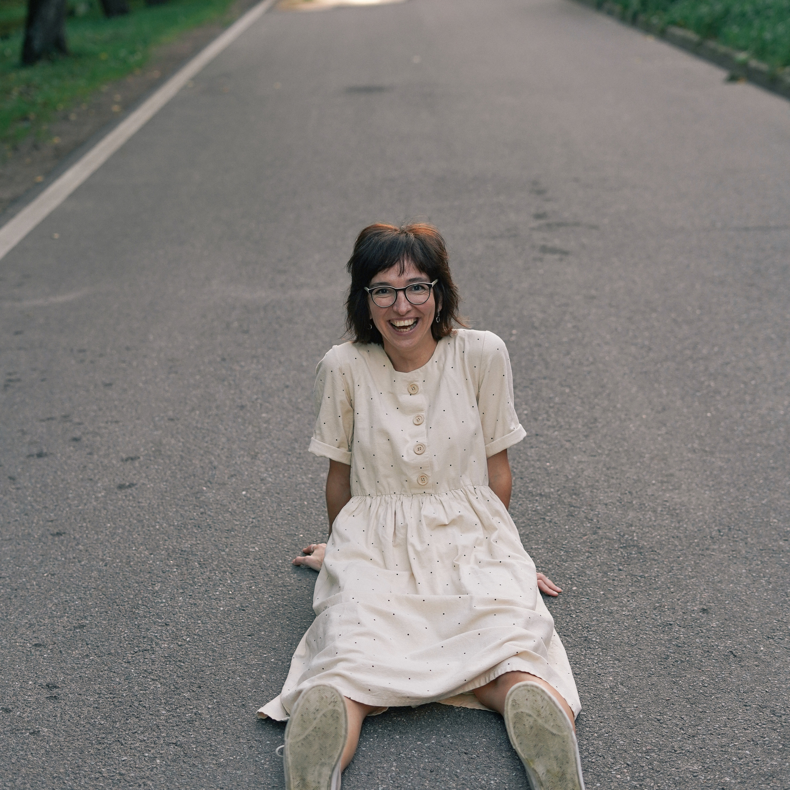 Мария, Петергоф, велосипед и кончик лета. Фотограф и видеограф Валерия Лисауске