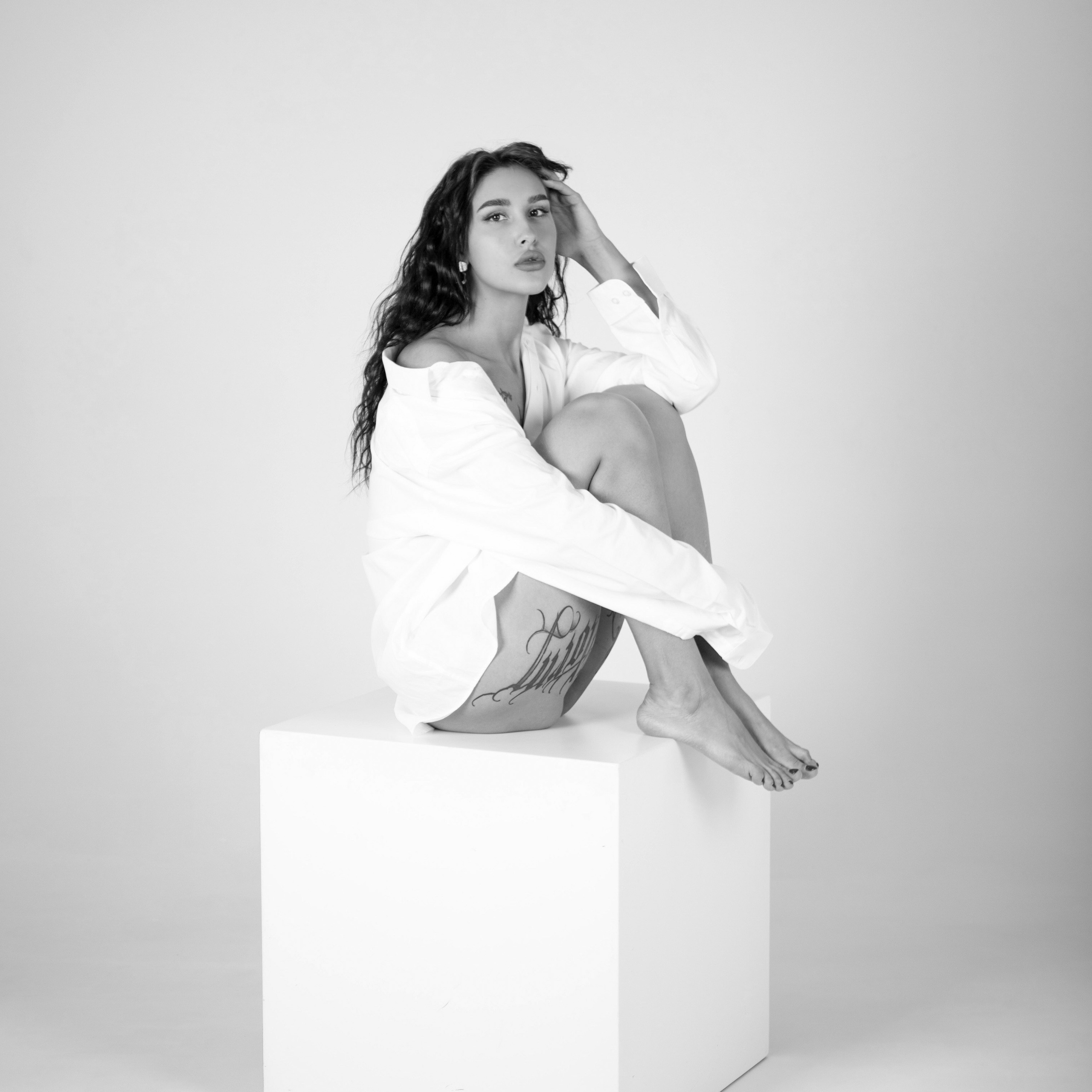 На циклораме