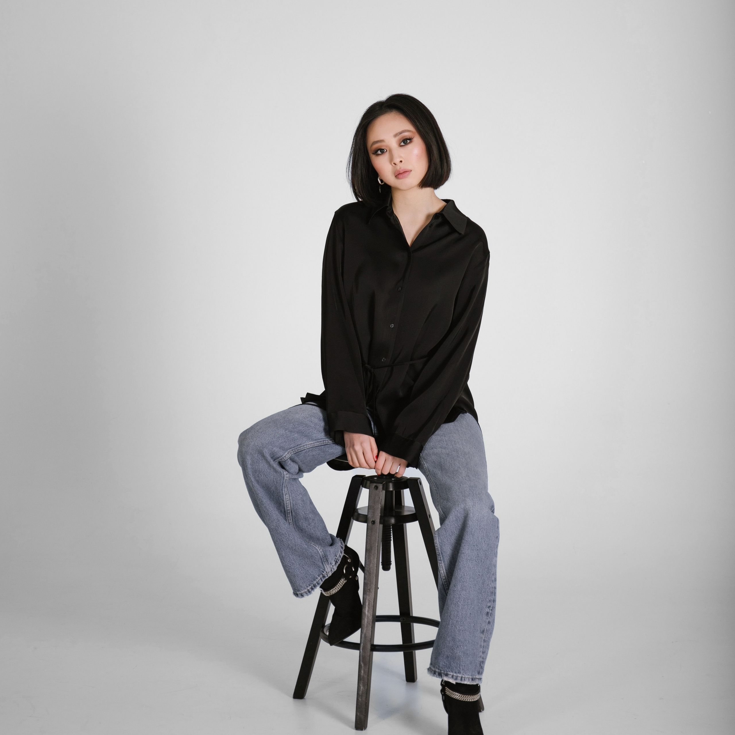 На циклораме