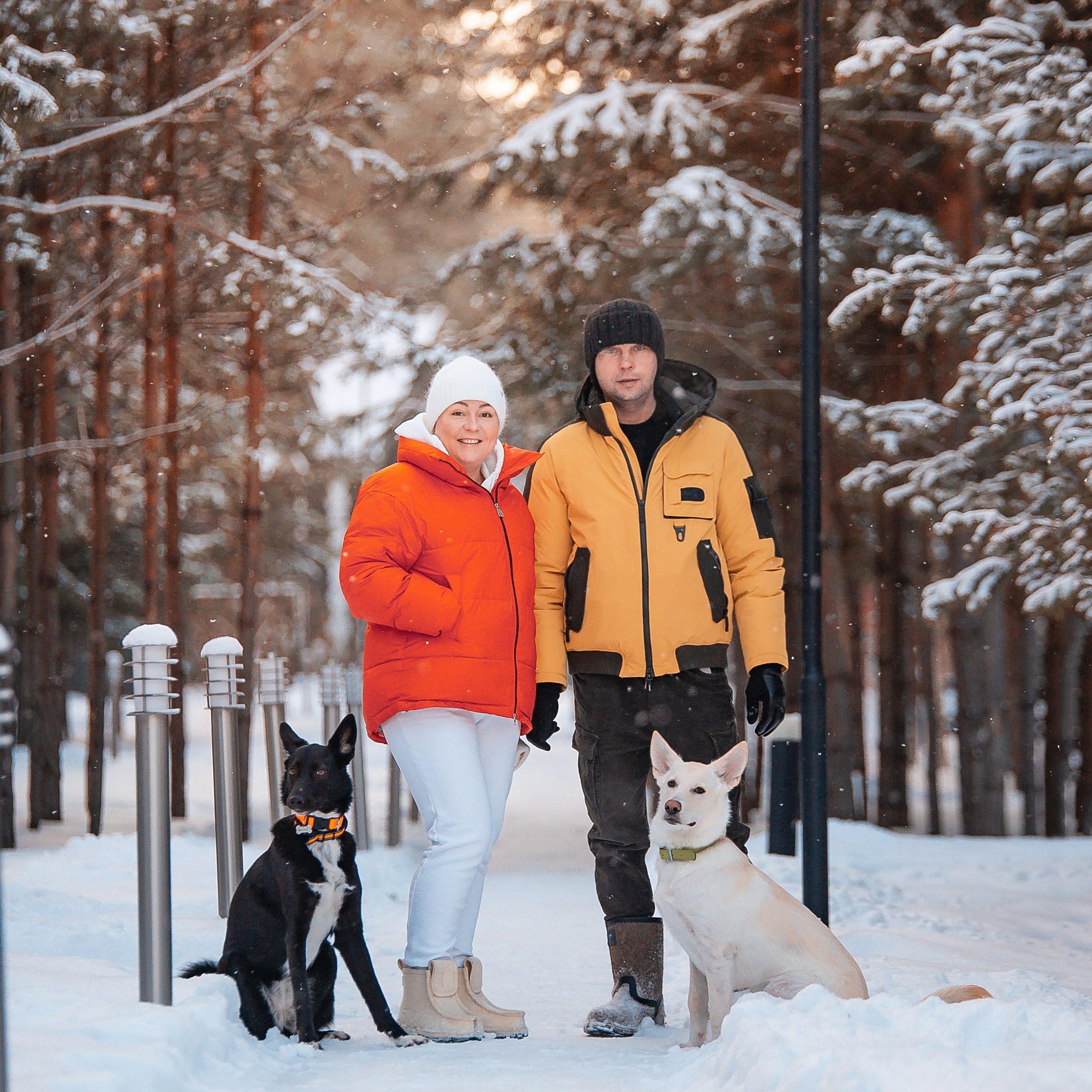 Татьяна, Михаил, Шелли и Лаки