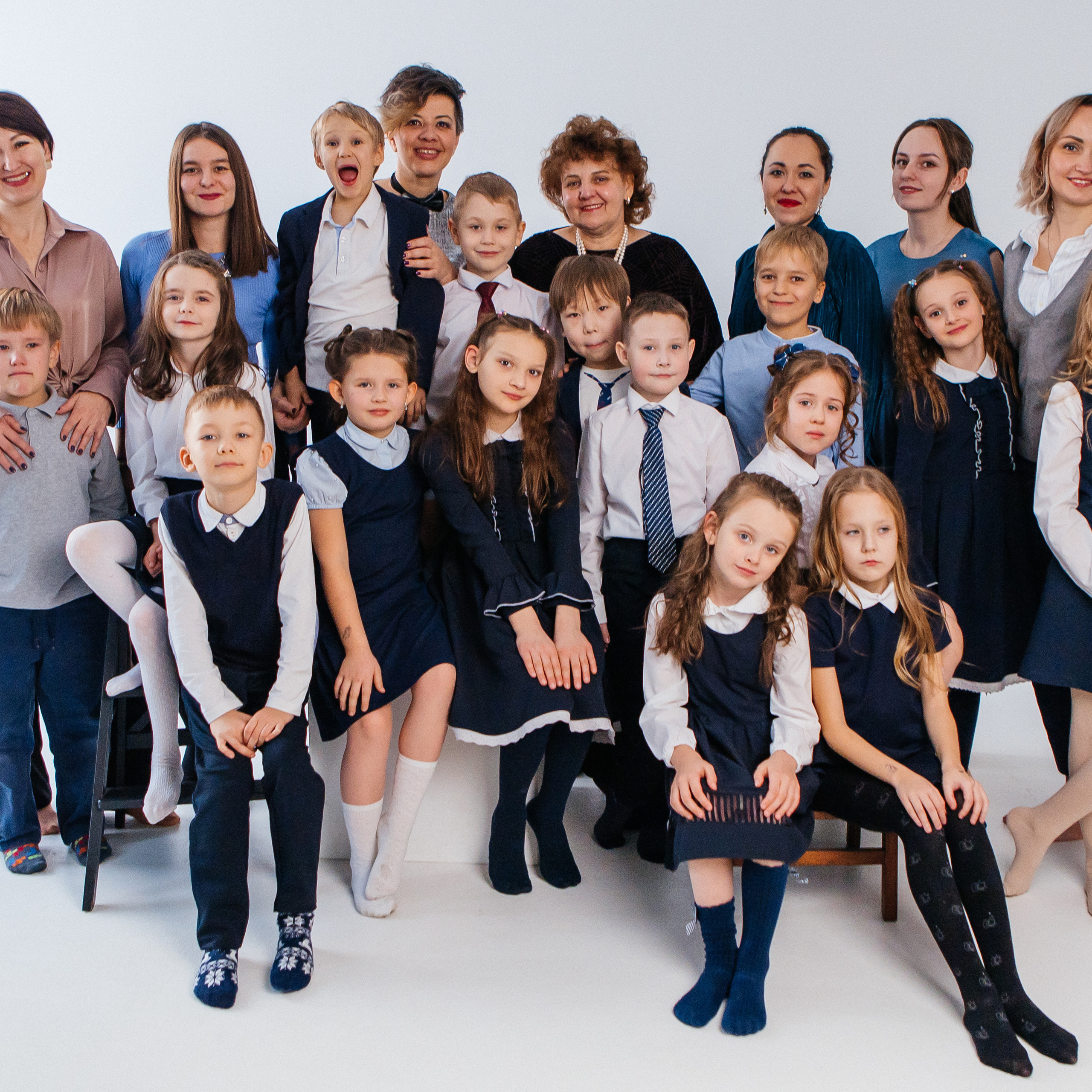 Новогодняя фотосессия для частной школы «Нью Скул»