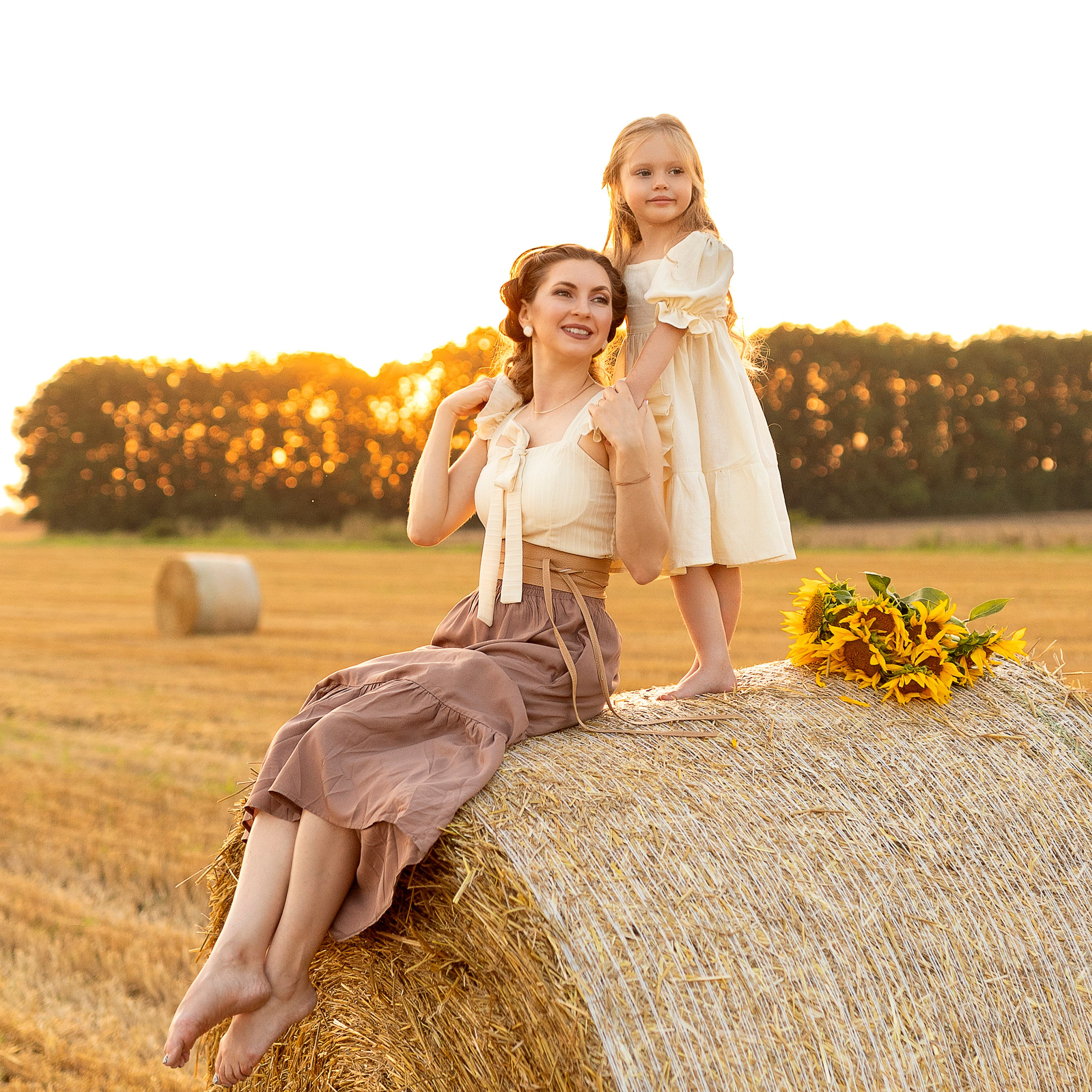 На сеновале