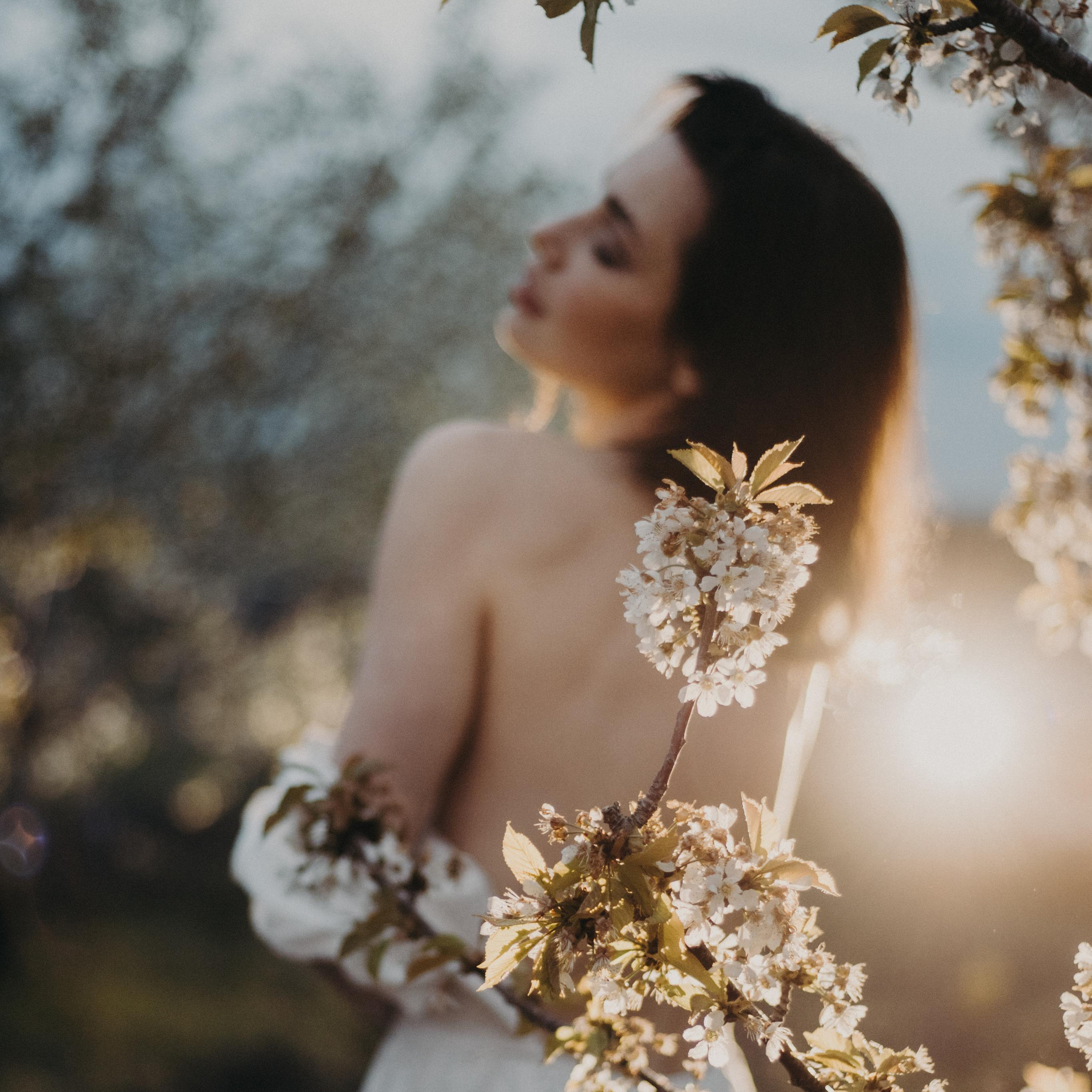 Рита. Съемка в цветении