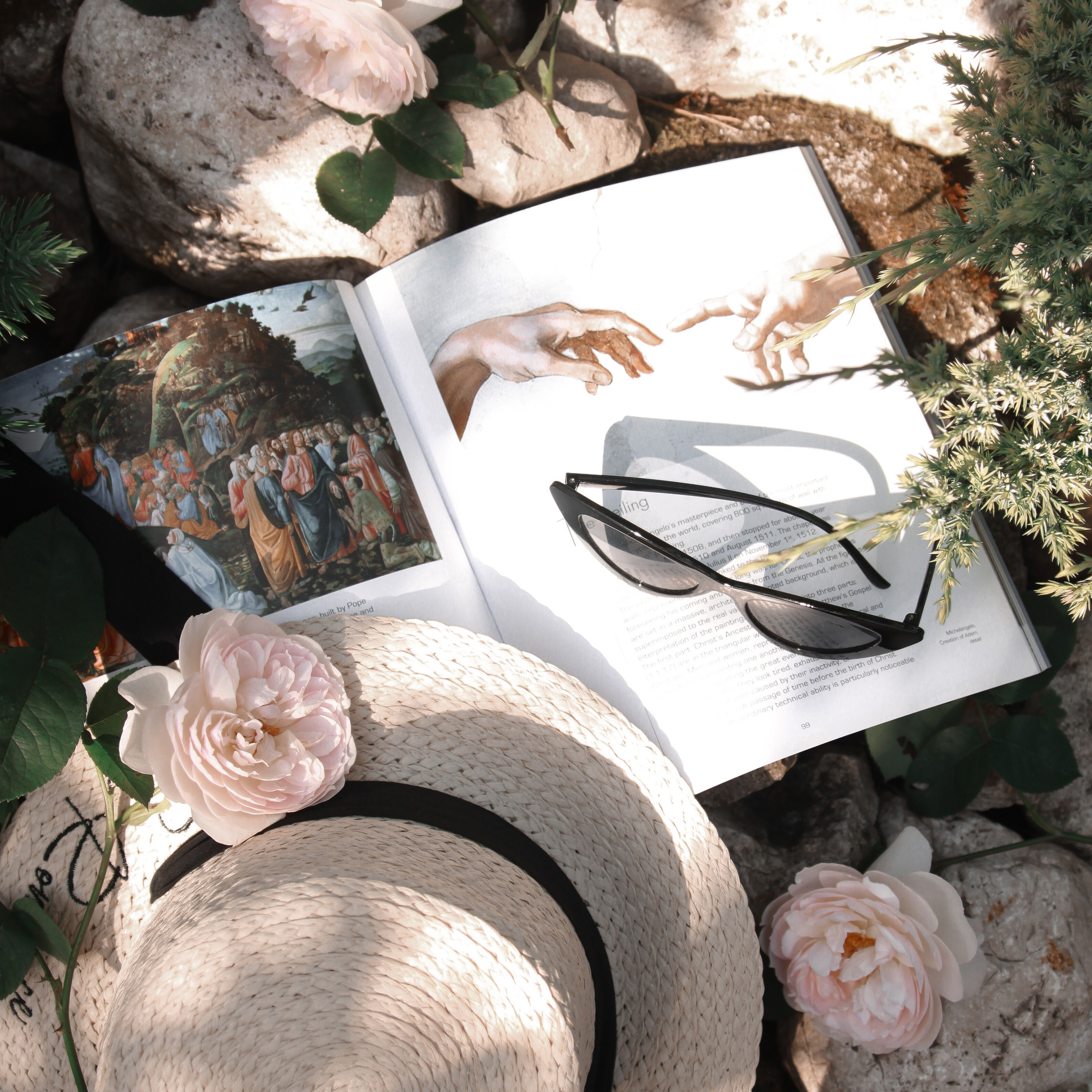 Создание красивой раскладки, мастер-класс по flatlay. Фотограф Ирина Воробьева