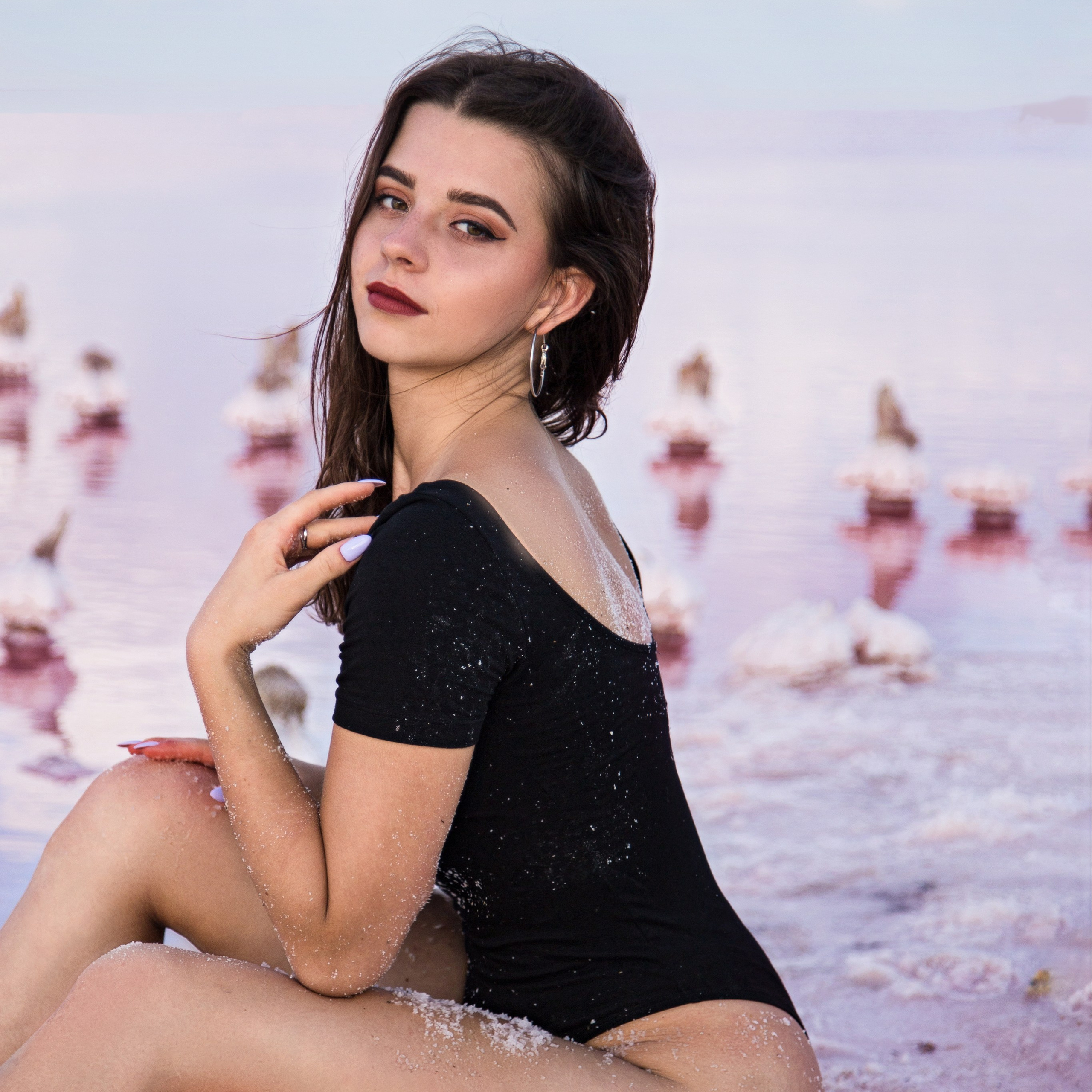 Розовое озеро