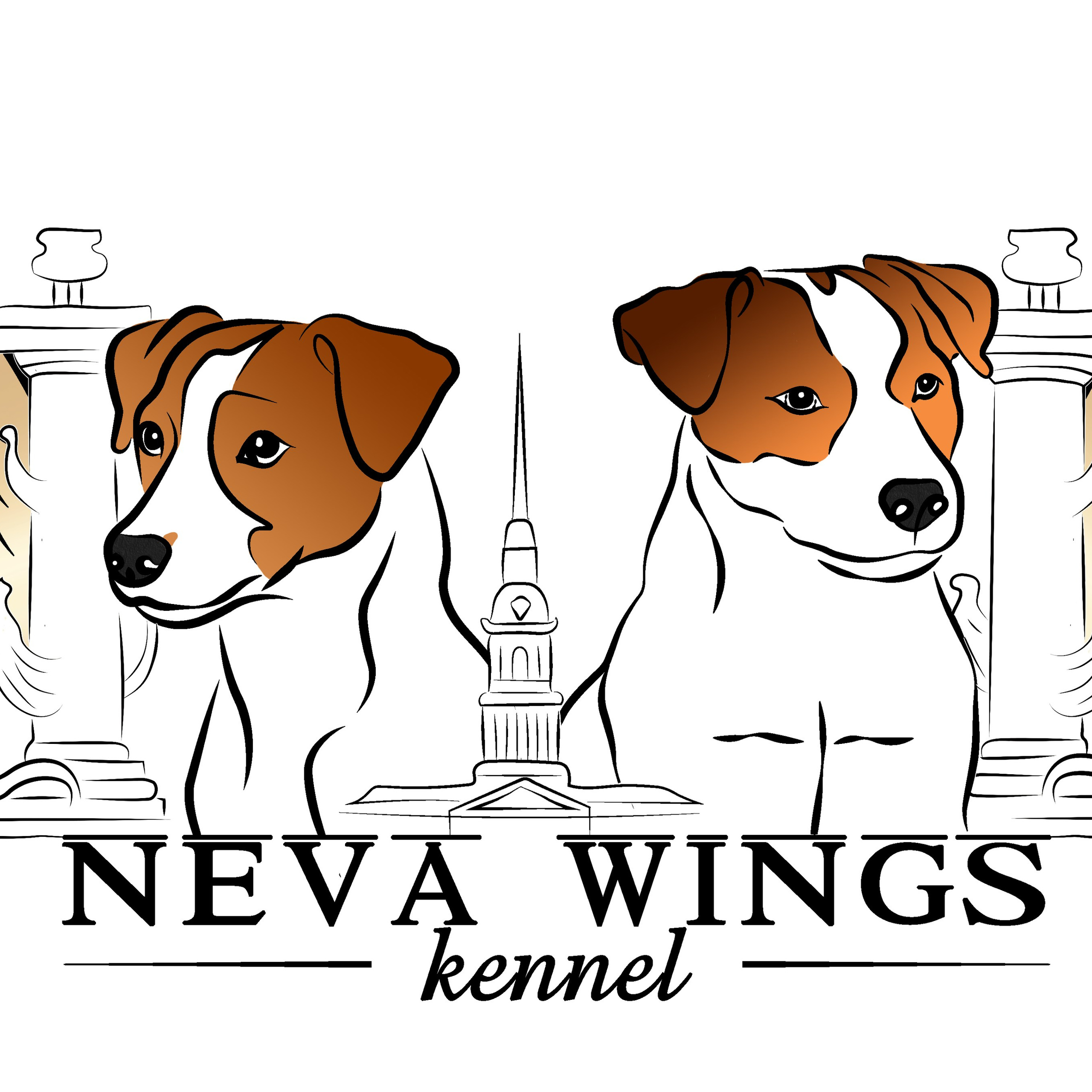 Лого для питомника ДРТ Neva Wings