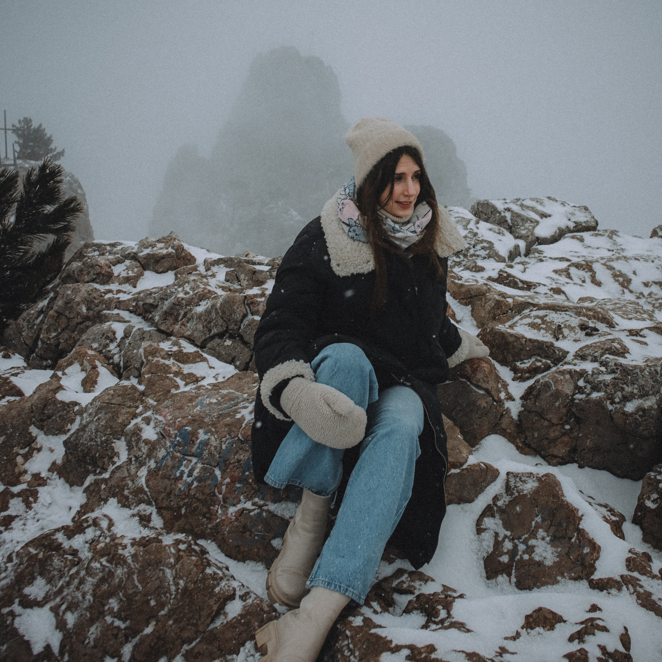 Снежная сказка на Ай-Петри. Валерия Вдовина | атмосферные фото-путешествия по Крыму