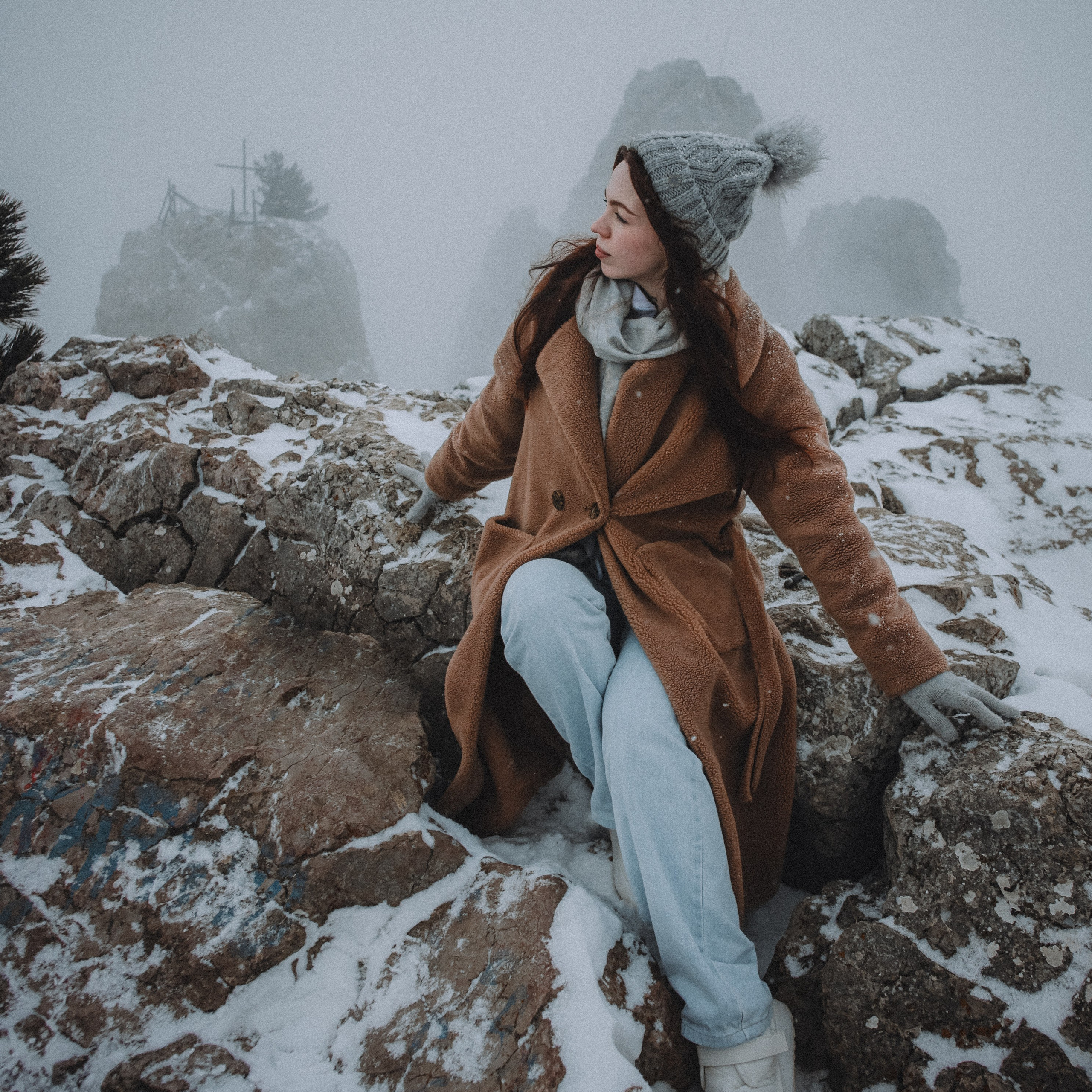 Снежная сказка на Ай-Петри. Валерия Вдовина | атмосферные фото-путешествия по Крыму