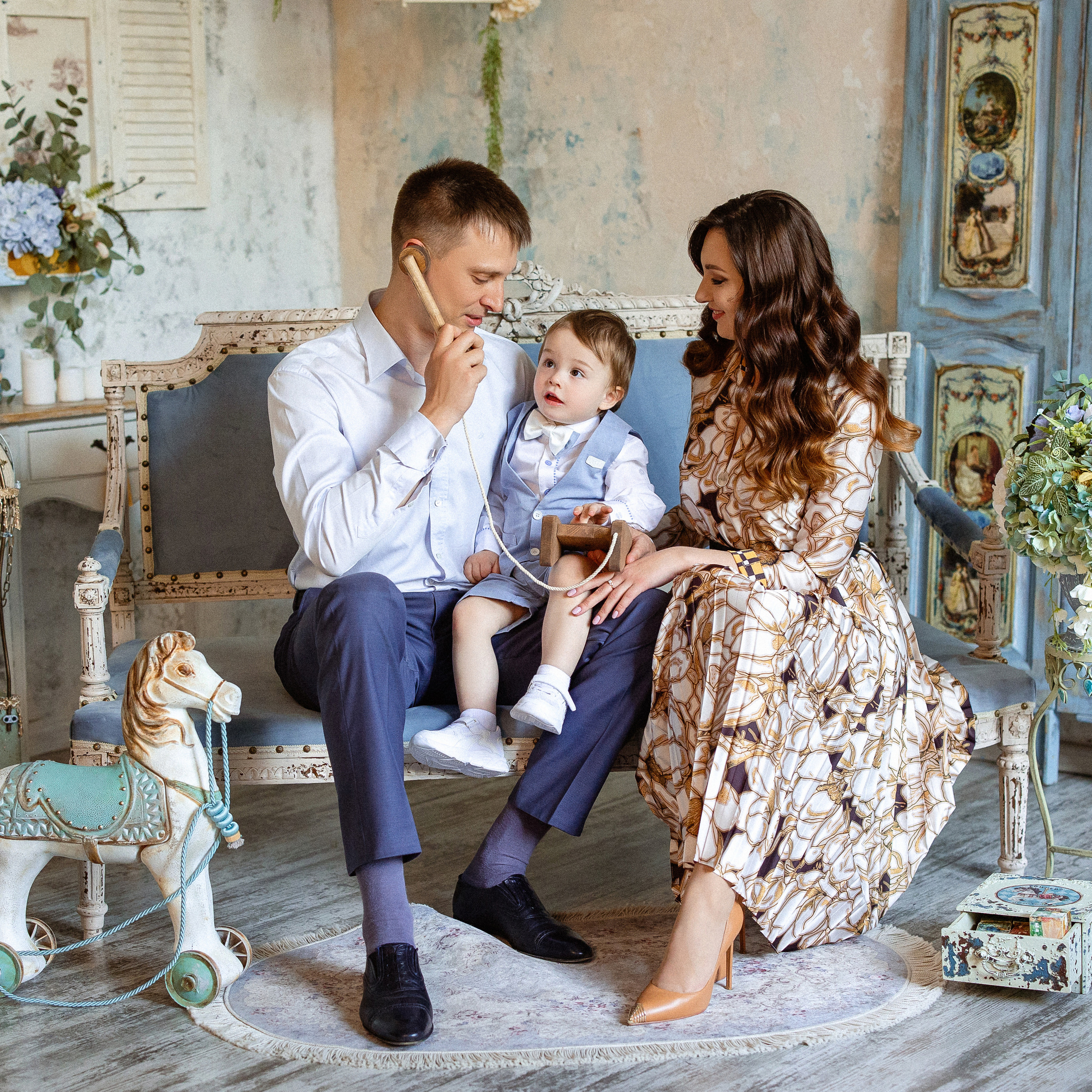 Андрюше 2 годика, Фотостудия «Винтаж»