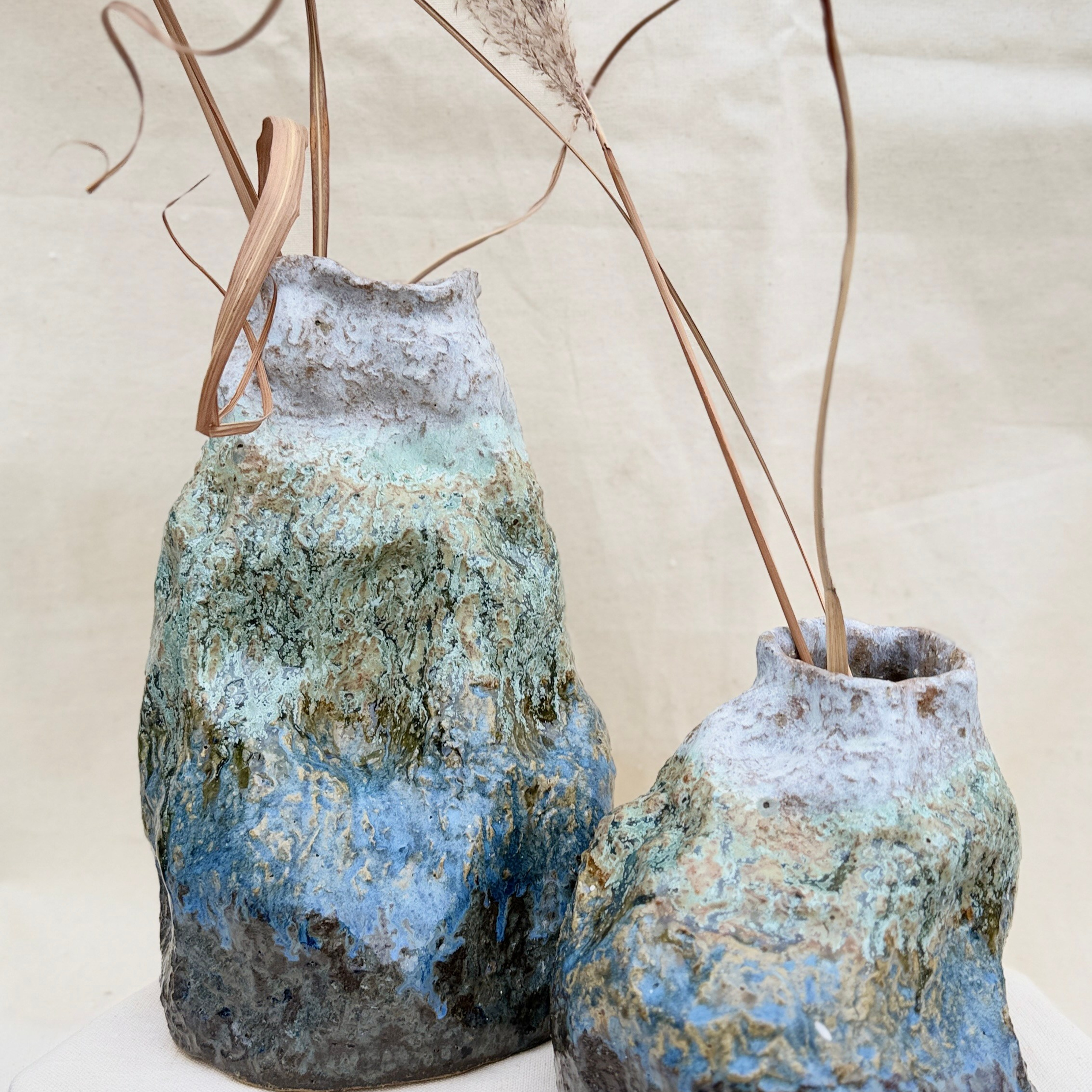 Парные вазы «Послание в бутыле»