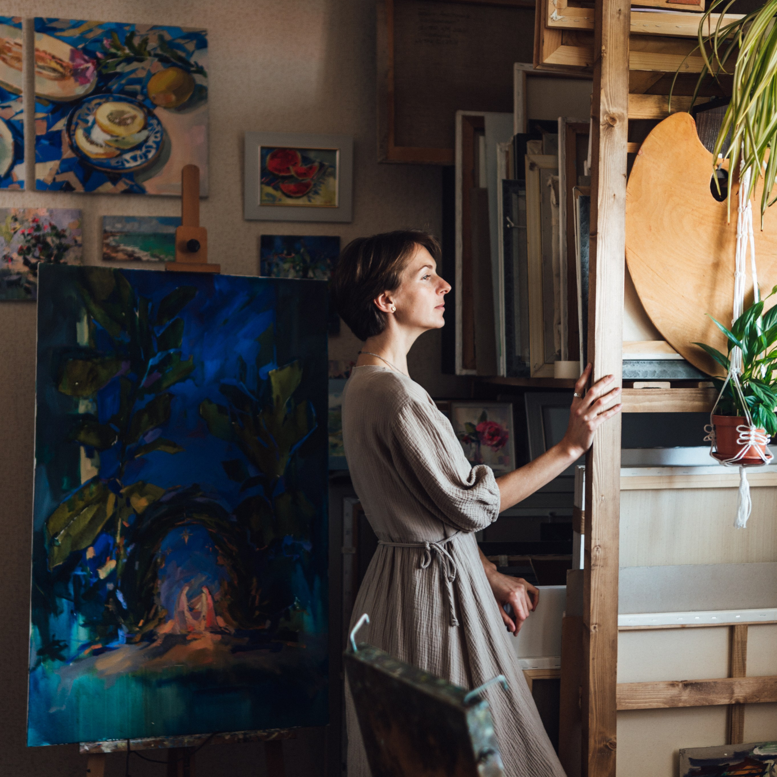 Анастасия. Фотосессия для художницы.