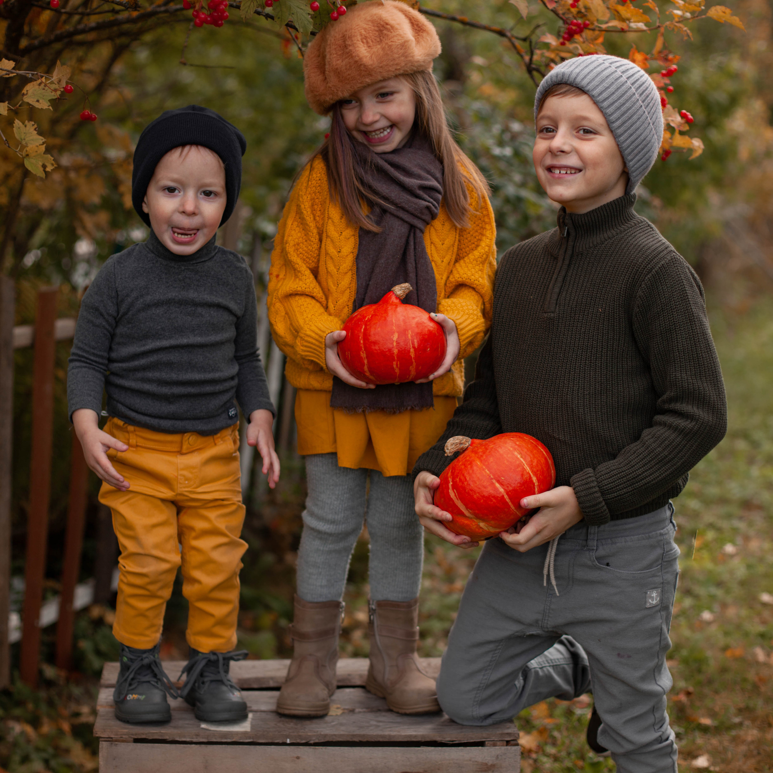 С тыквами. Семейный фотограф СПб и ЛО Татьяна Прилепко