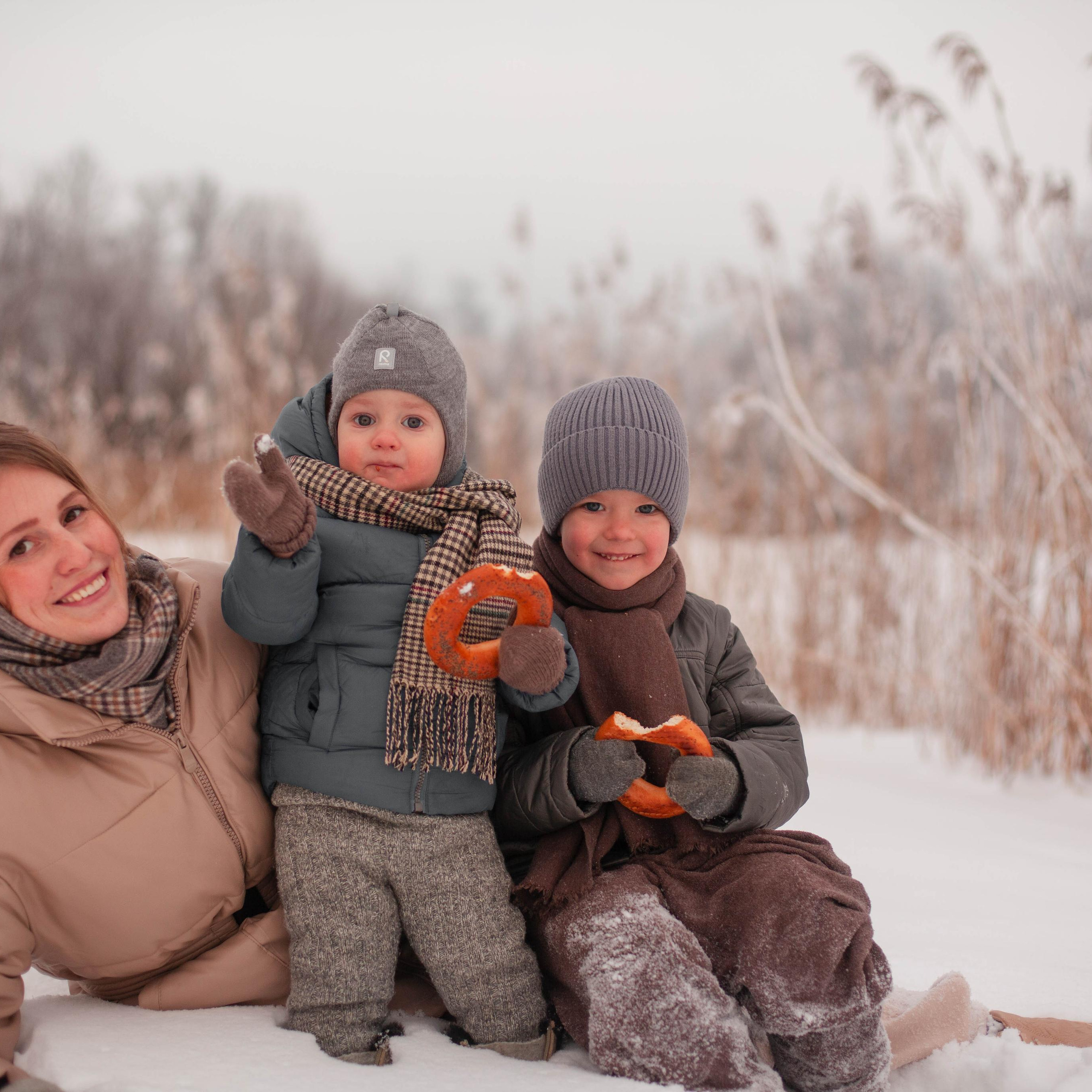 Зимние бублики. Семейный фотограф СПб и ЛО Татьяна Прилепко