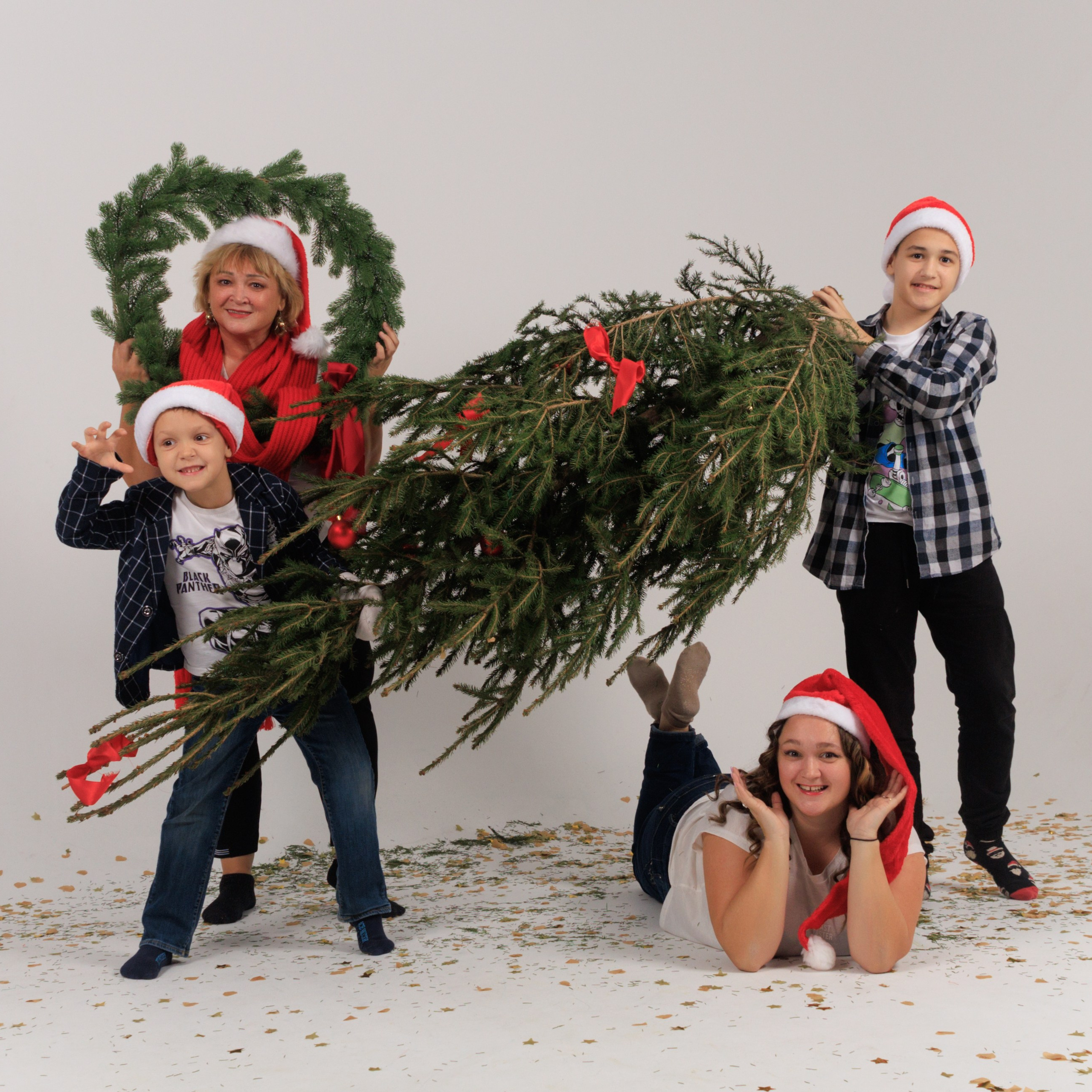 Новогодний движ. Семейный фотограф СПб и ЛО Татьяна Прилепко