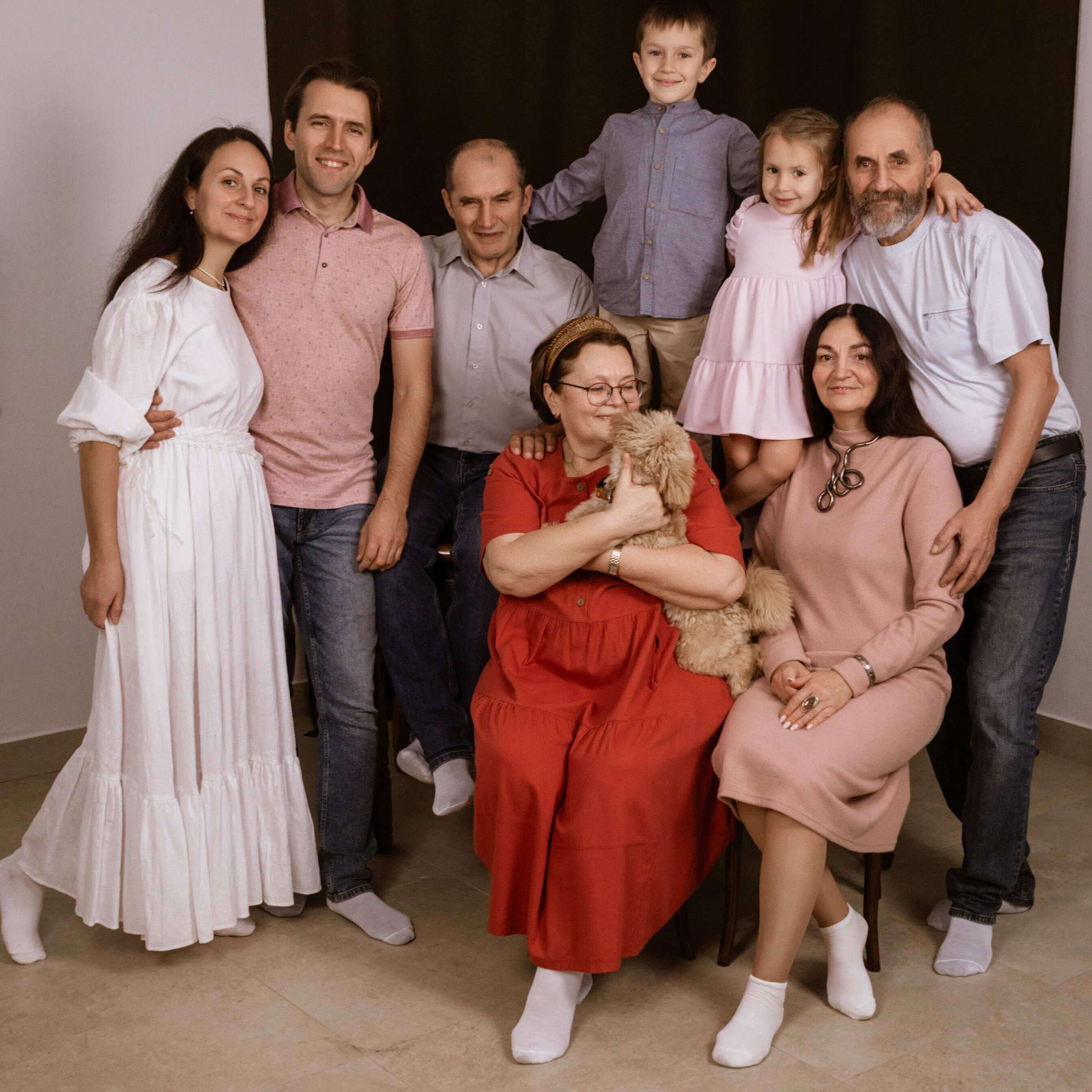 Семья Аллы. Семейный фотограф СПб и ЛО Татьяна Прилепко