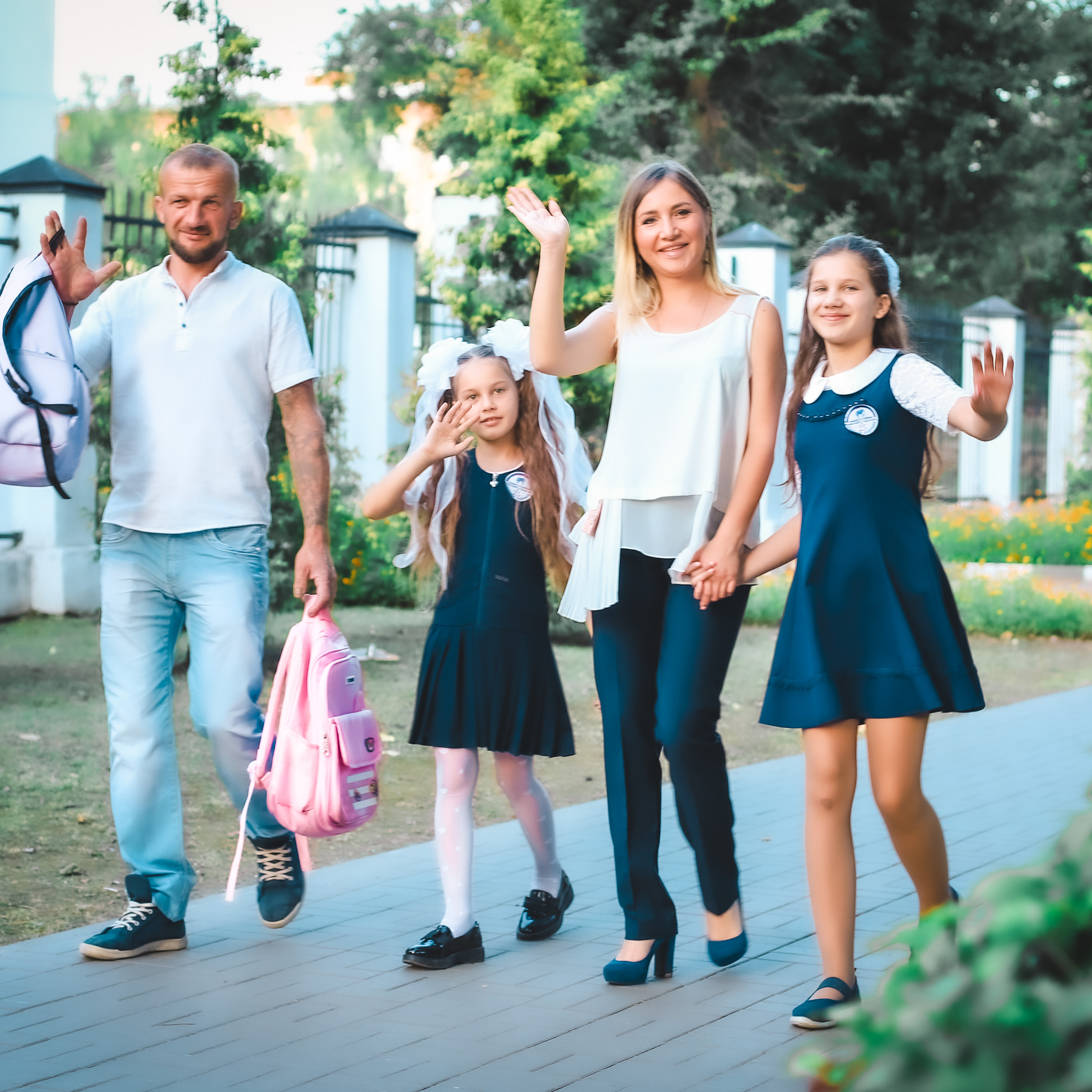 1 сентября семья Астаховых