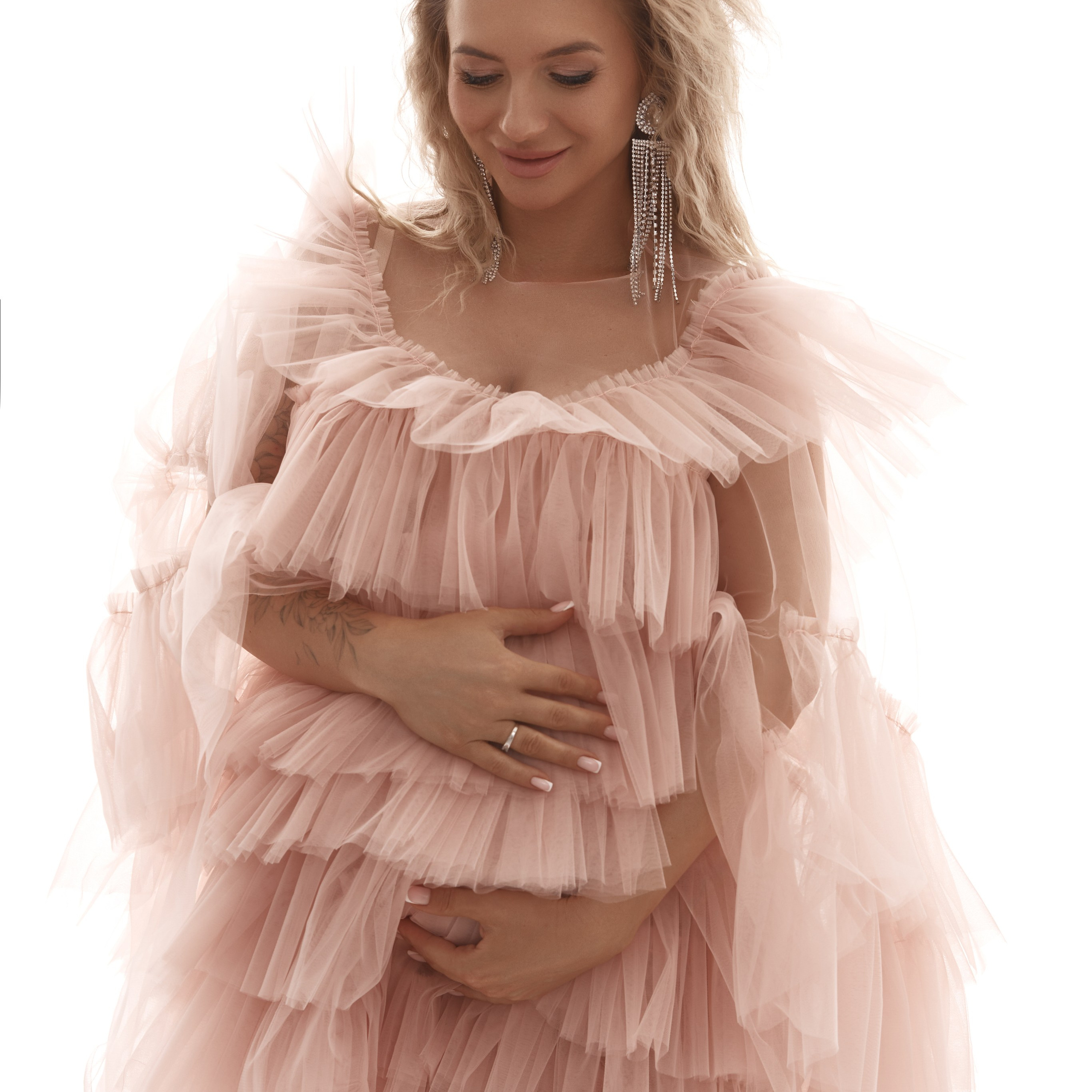 Платье со шлейфом