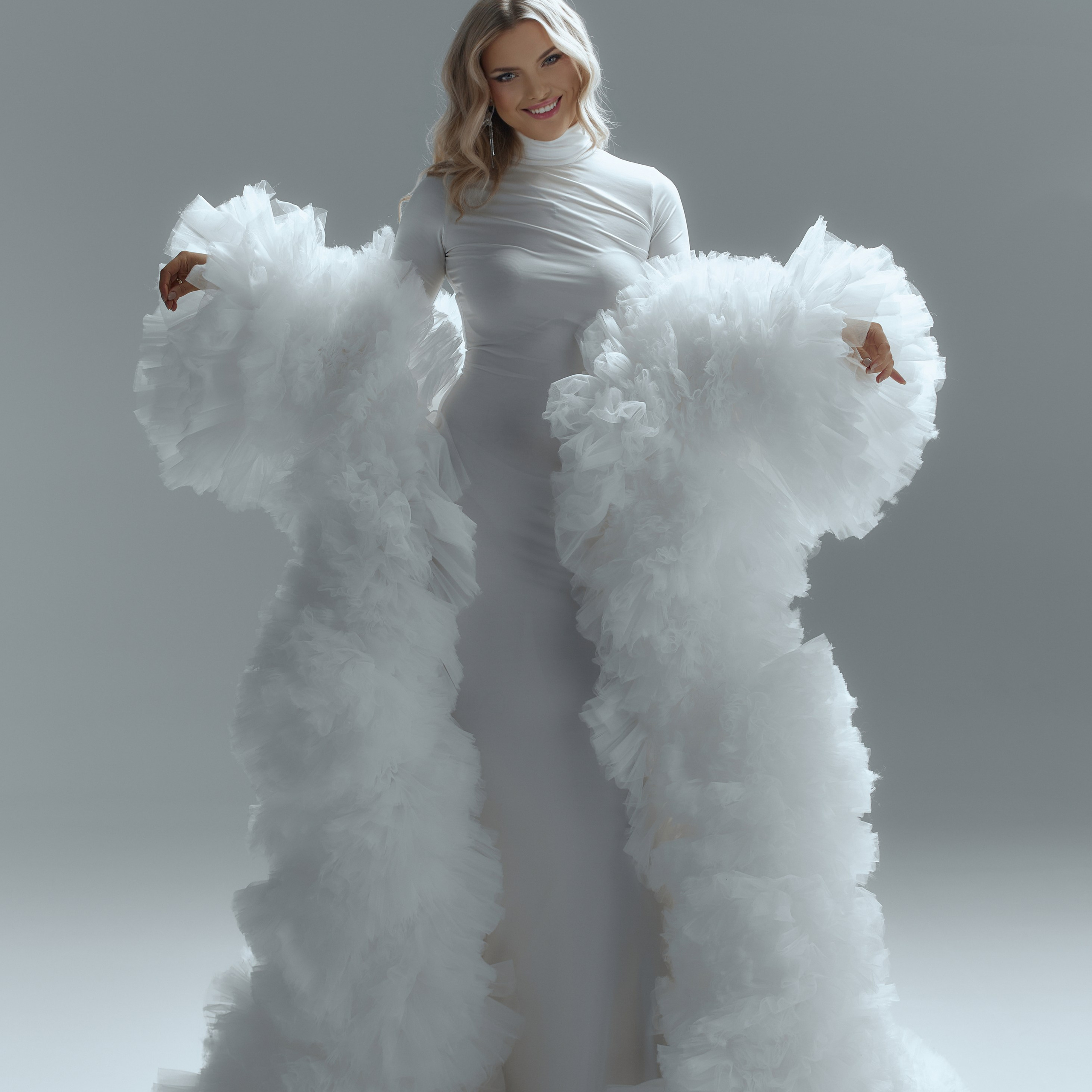 Накидка белая