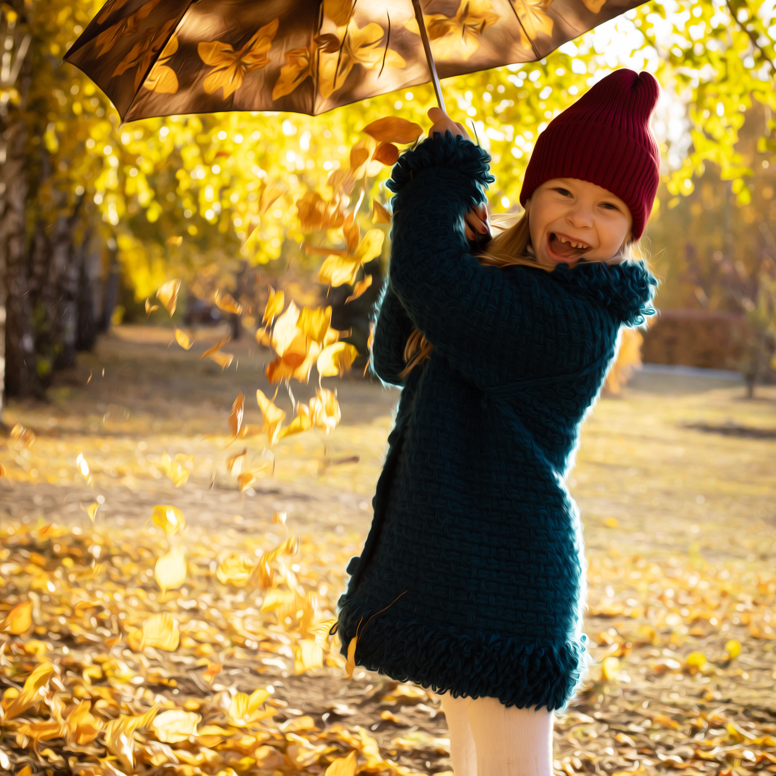 Осенняя фотопрогулка для дружной семьи.