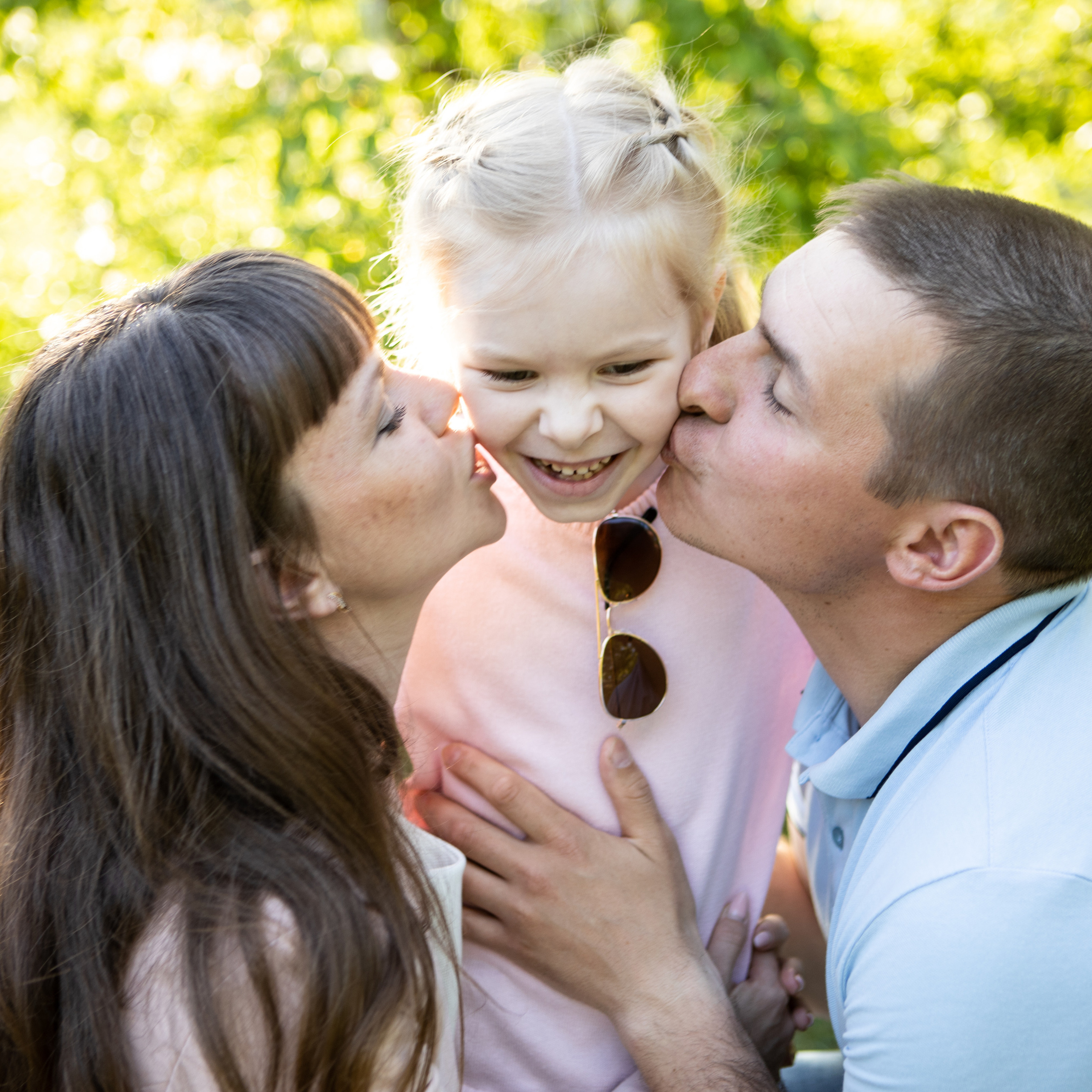 Семейная фотосессия в цветении.