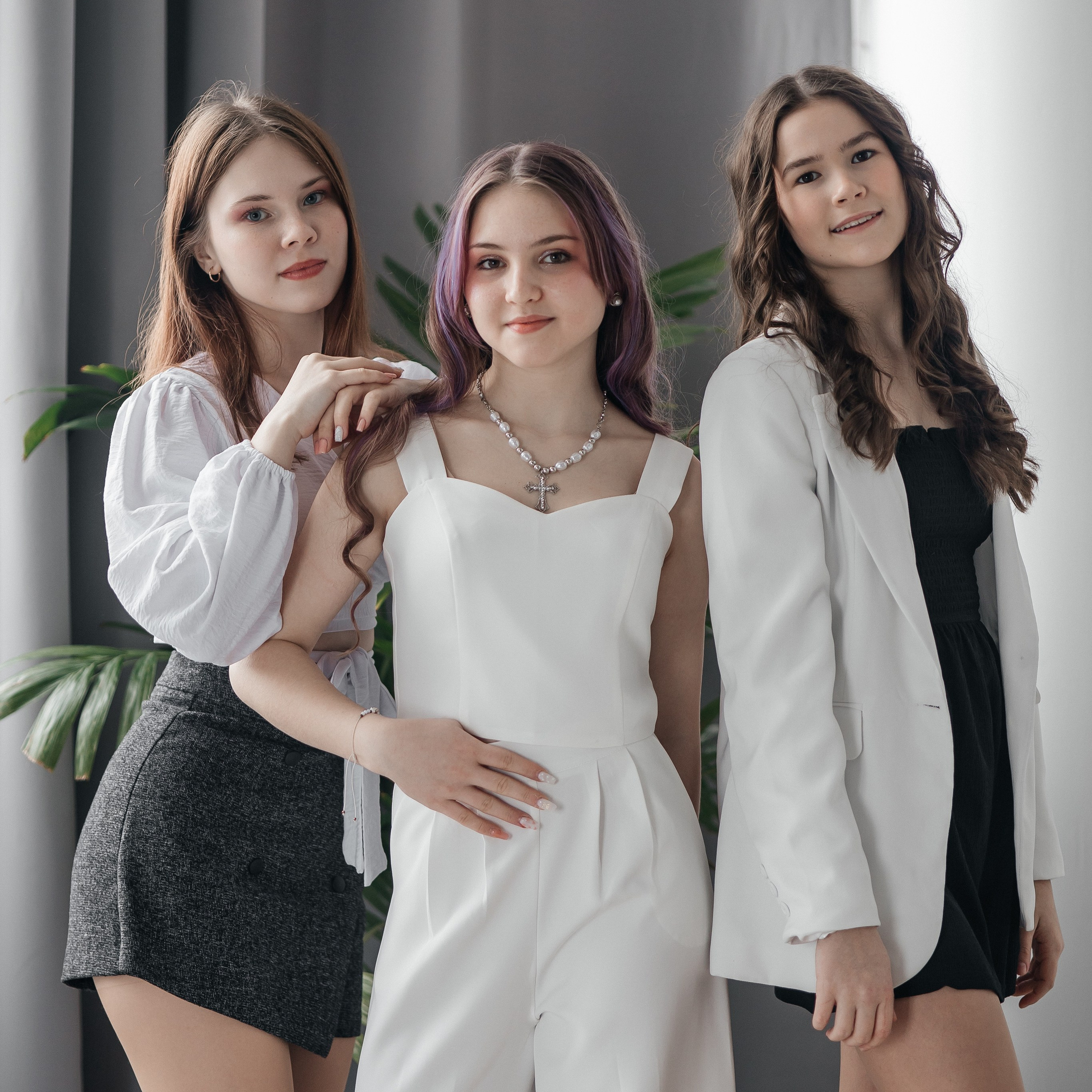 В день рождения с подружками