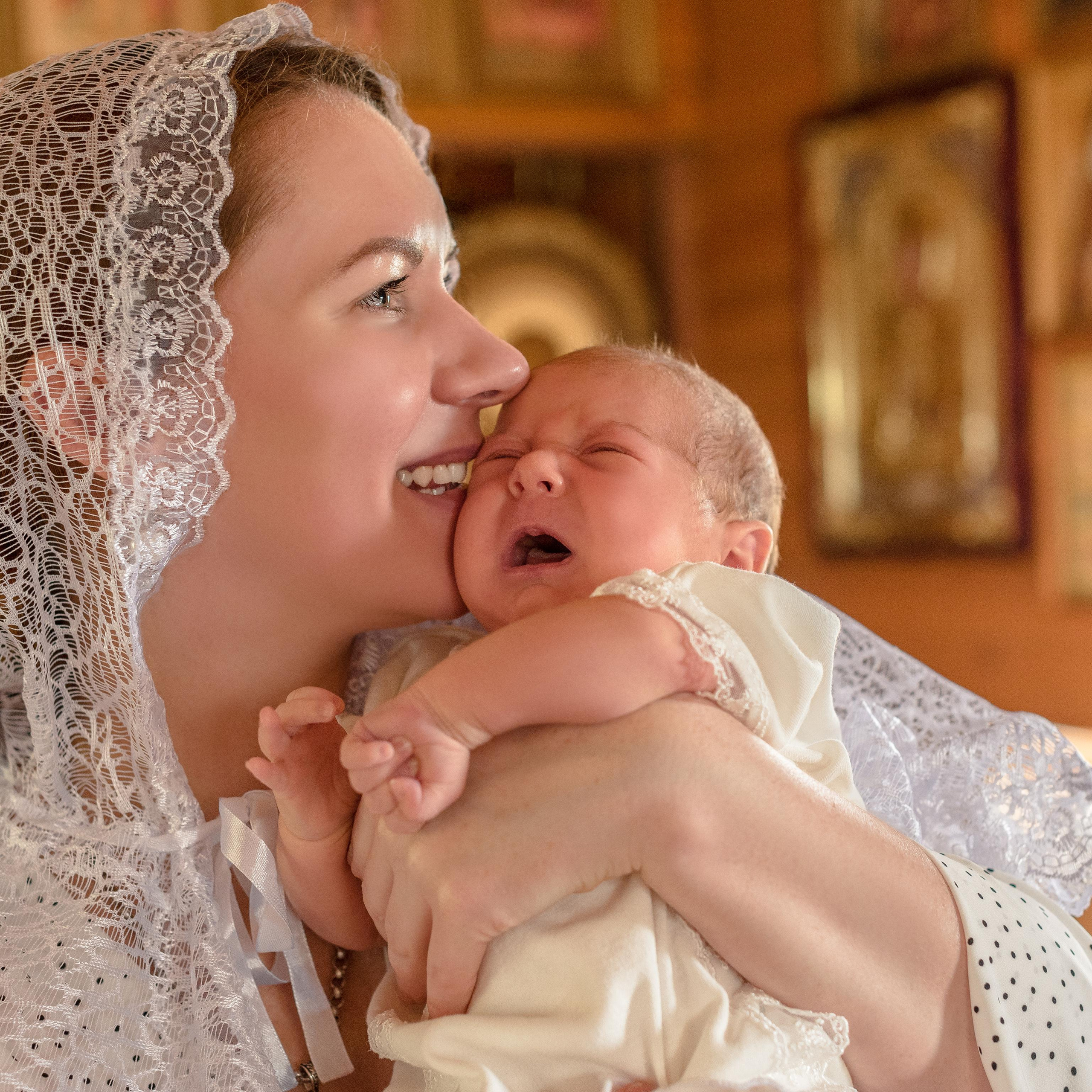 Крещение Аллочки