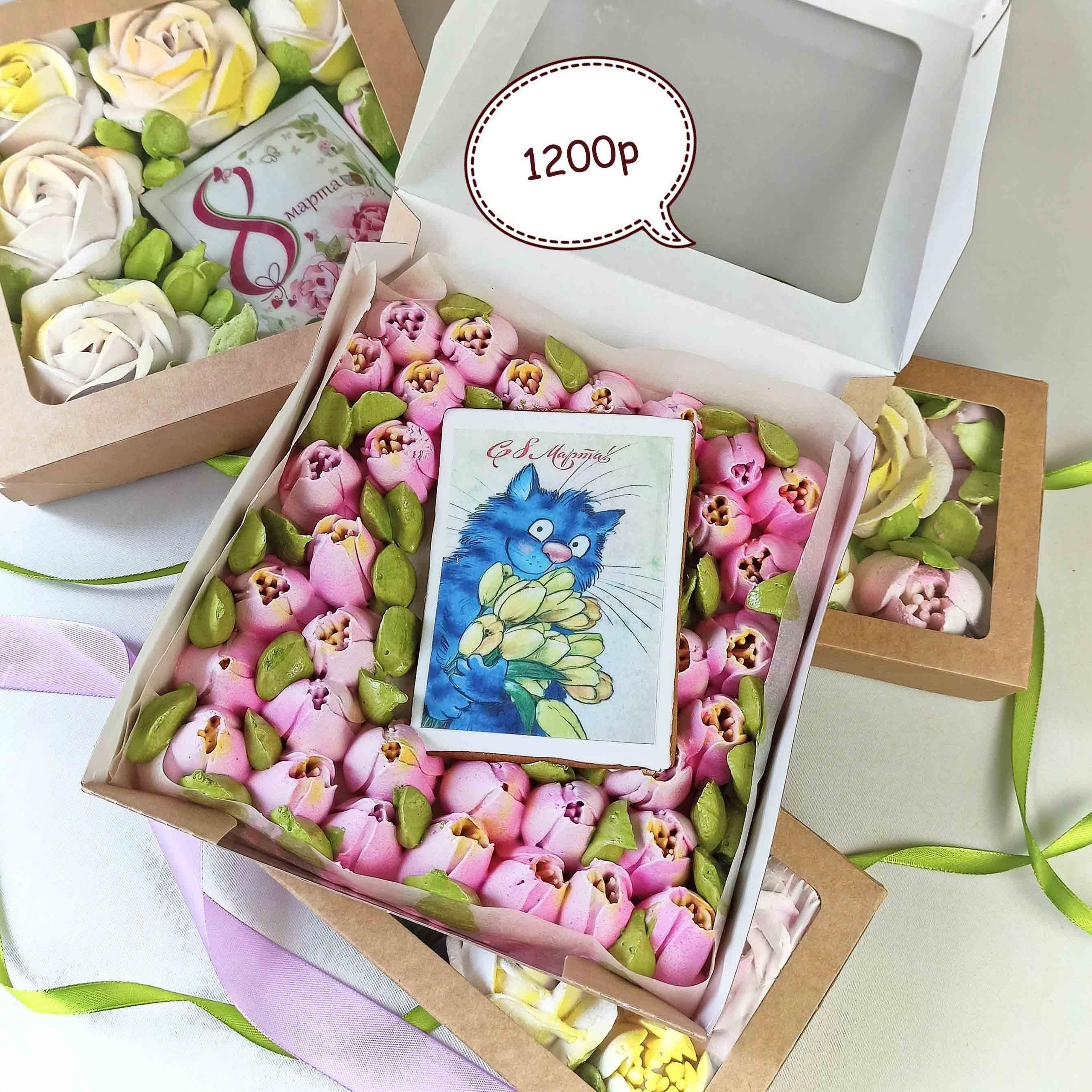 Зефир к 8 марта. Торты на заказ в Волгограде