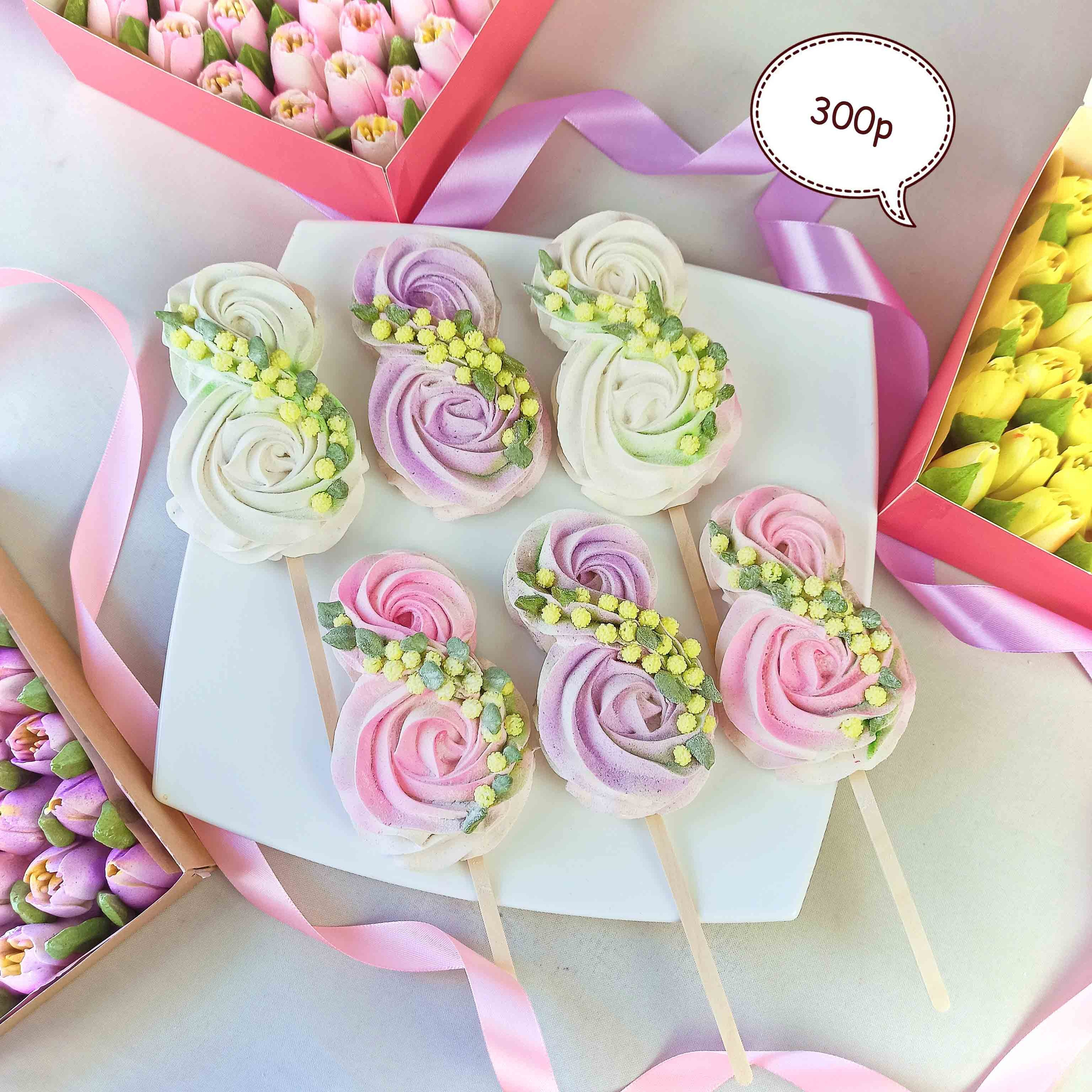 Зефир к 8 марта. Торты на заказ в Волгограде