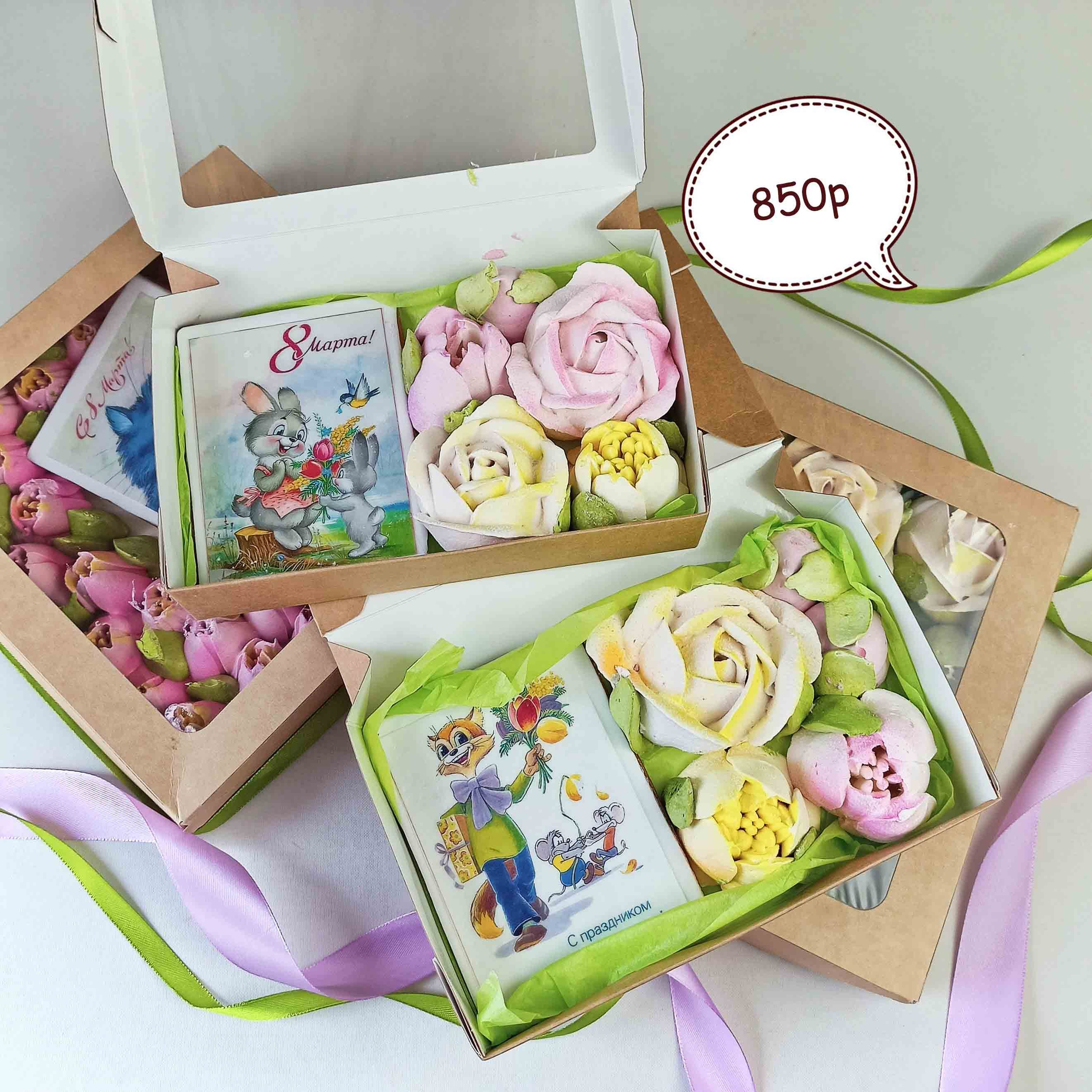 Зефир к 8 марта. Торты на заказ в Волгограде